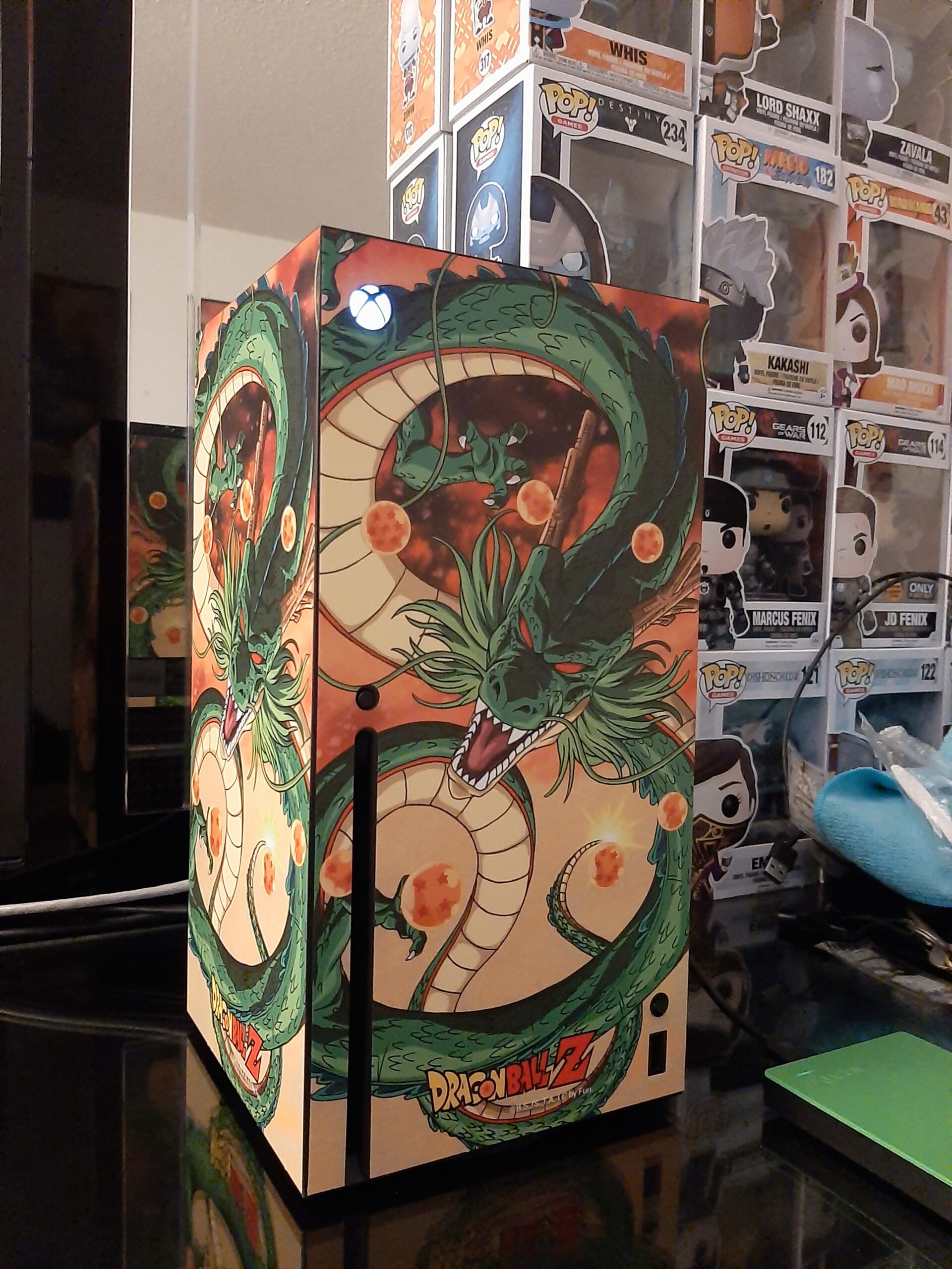 Skinit Decal Gaming Skin Compatible with Xbox Series X Console - Officially Licensed Dragon Ball Z Negative Shenron Design customer photo 2