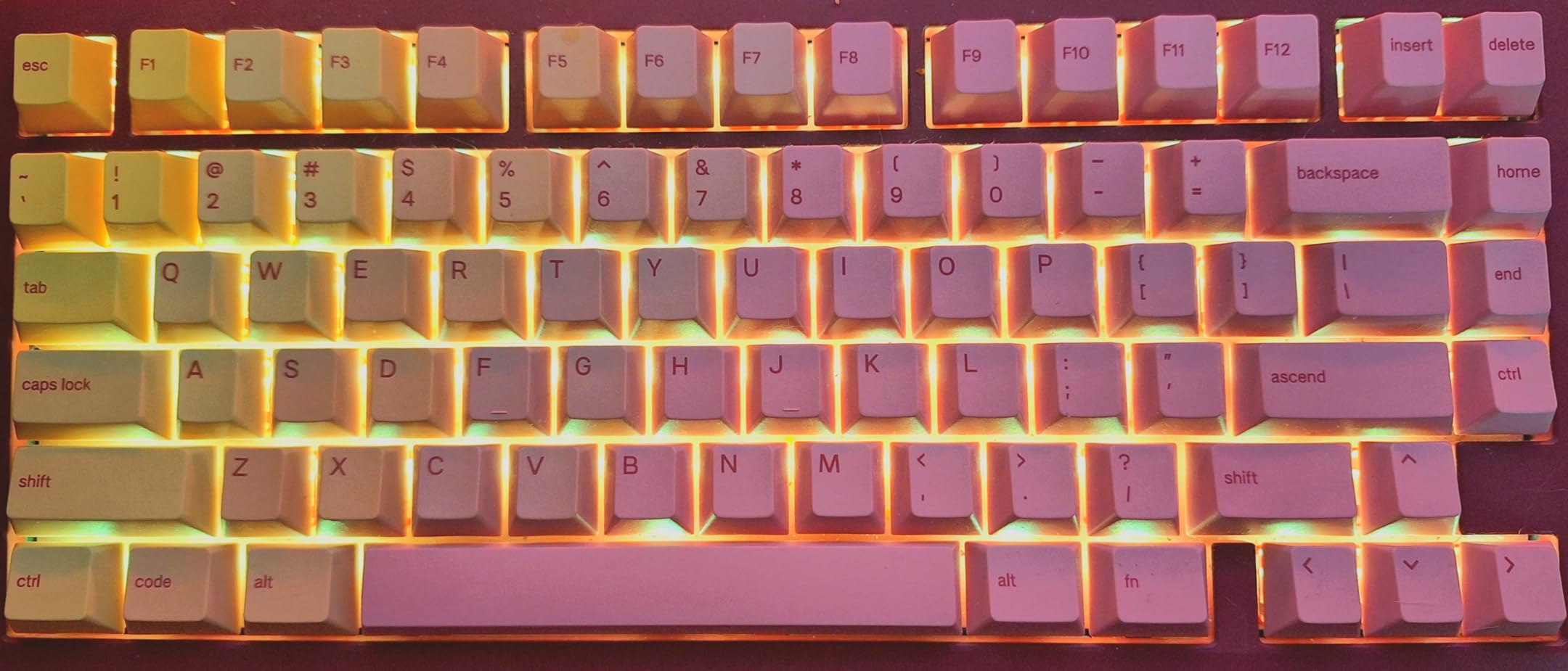Glorious GPBT Dye Sublimated Keycaps (Arctic White) - Thick PBT 114 Keycap Set for Full Size, TKL, Compact, 75% Mechanical Keyboards customer photo 1