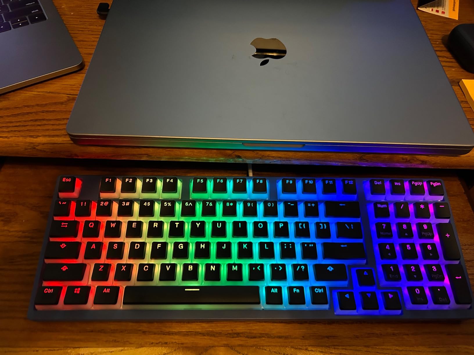 Glorious Aura V2 (White) - PBT Pudding Keycaps for Mechanical Keyboards - ANSI (US), ISO Compatible - Supports Full Size, TKL, 75%, 60% Layouts customer photo 1