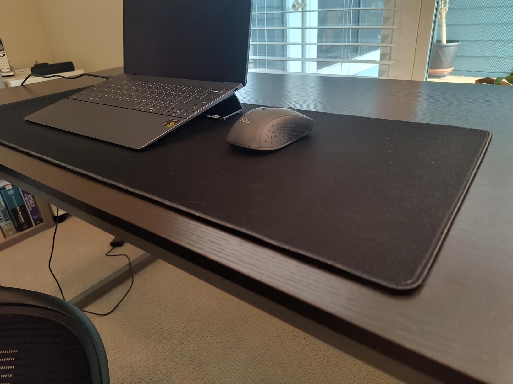 KTRIO RGB Large Gaming Mouse Pad Desk Mat, Superior Micro-Weave Cloth, Non-Slip Rubber Base, Stitched Edges, Water-Resistant, for Gamer, Office & Home, 35.4 x 15.7 in customer photo 1