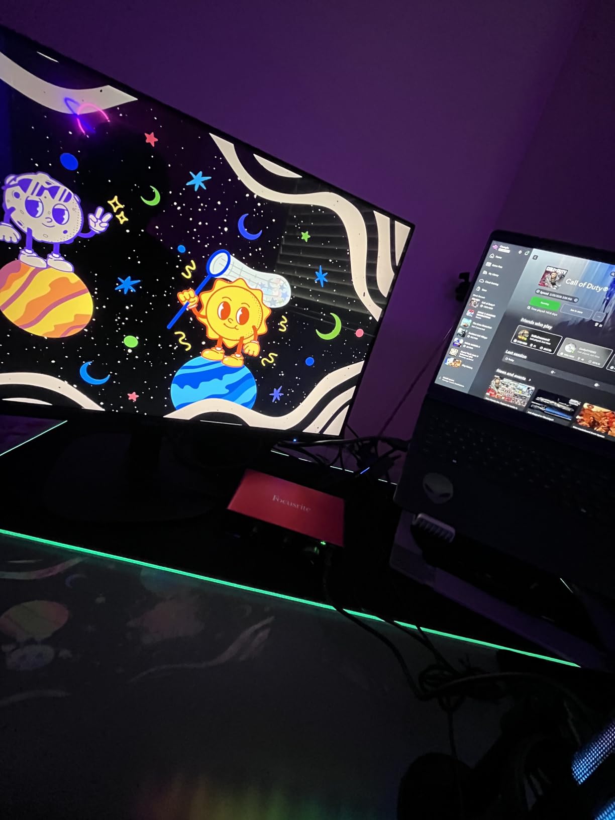 RGB Mousepad Led Mouse Pad, Large Mouse Pad,Led and Big Mouse mat customer photo 1