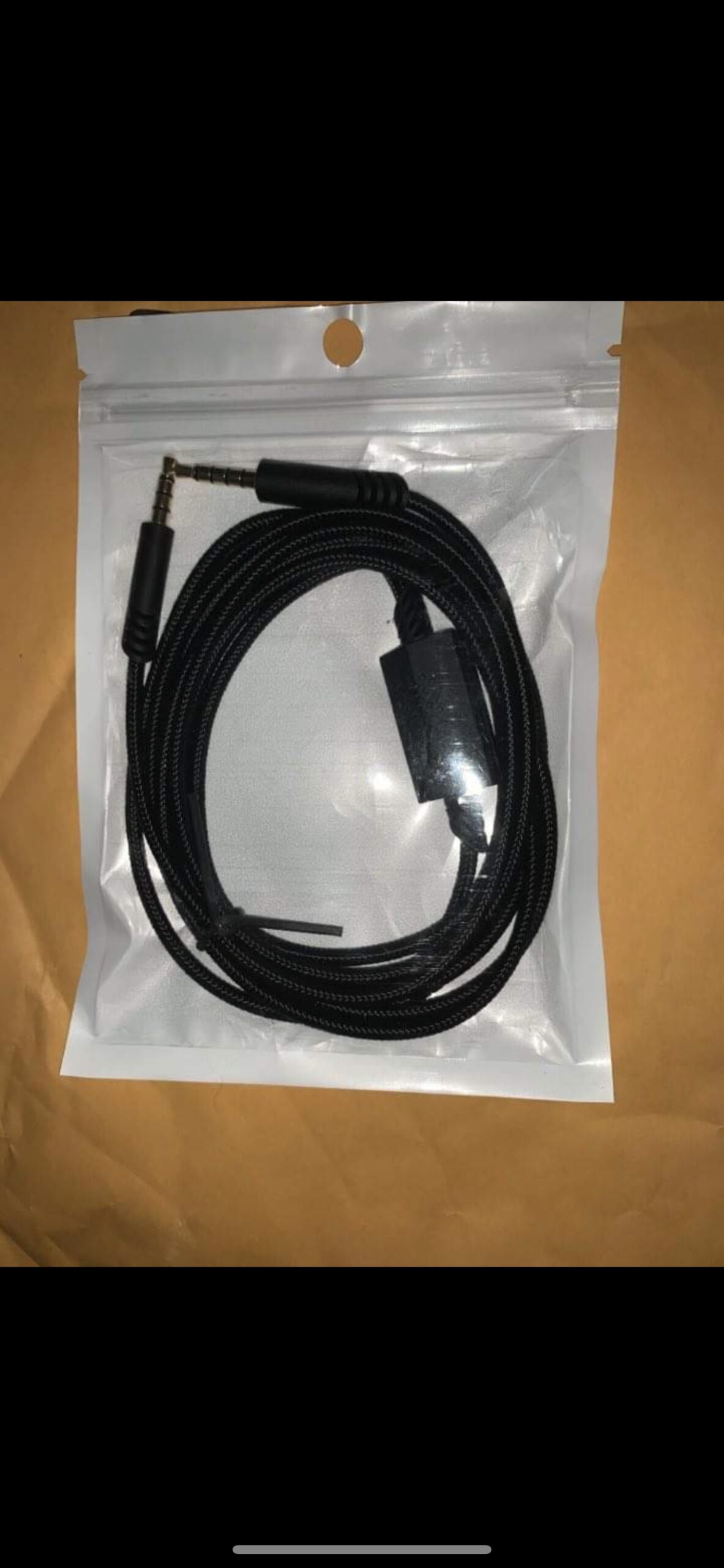 2.0M Replacement Audio Cable Compatible with Astro A40 A40TR Gaming Headset, Inline Mute Wire and No Volume Control Cord (Nylone Cord) customer photo 1