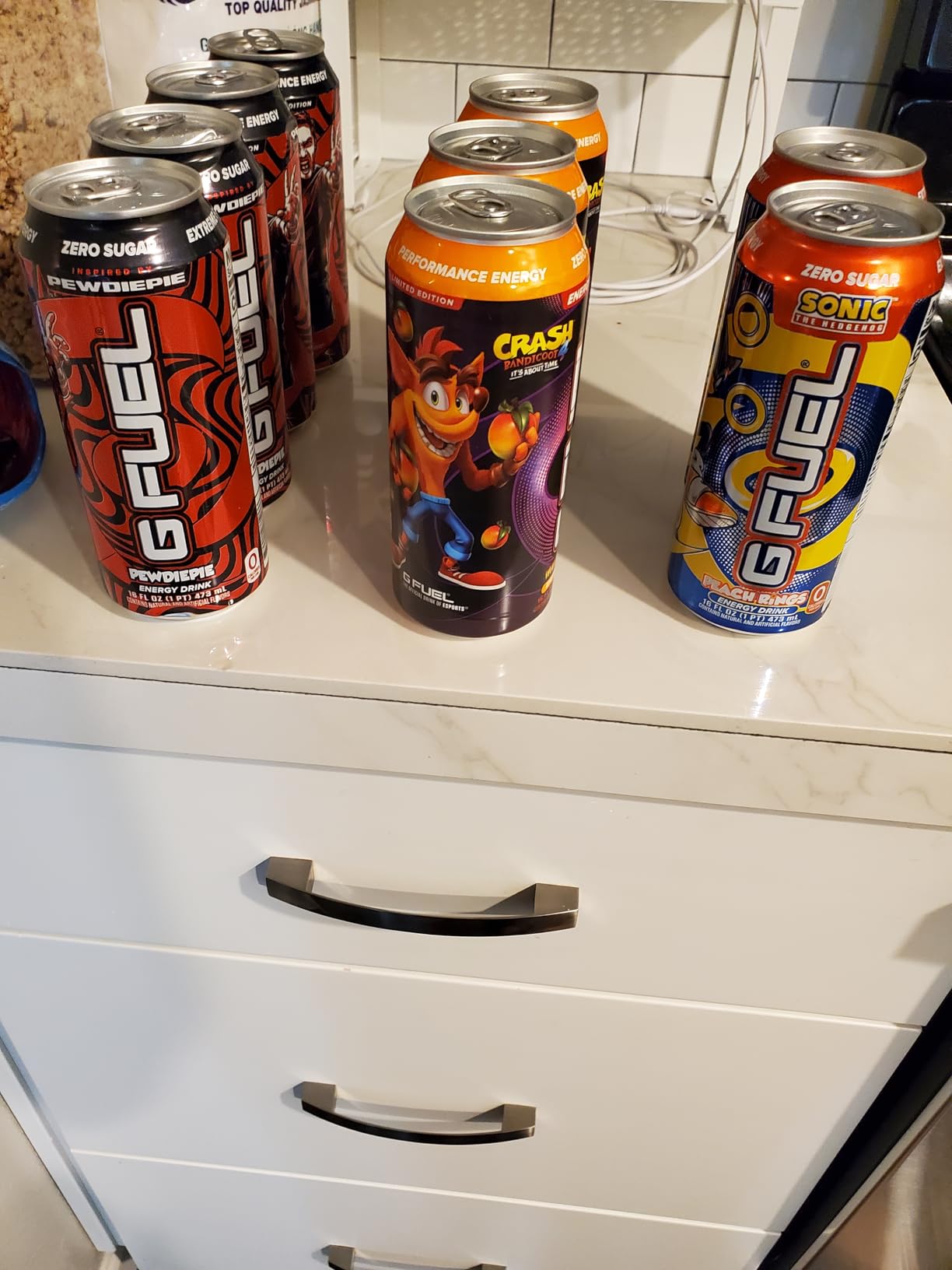 G Fuel Energy Drink Variety Packs 16 ounce cans 12 pack (4 Flavor Variety Pack) customer photo 1