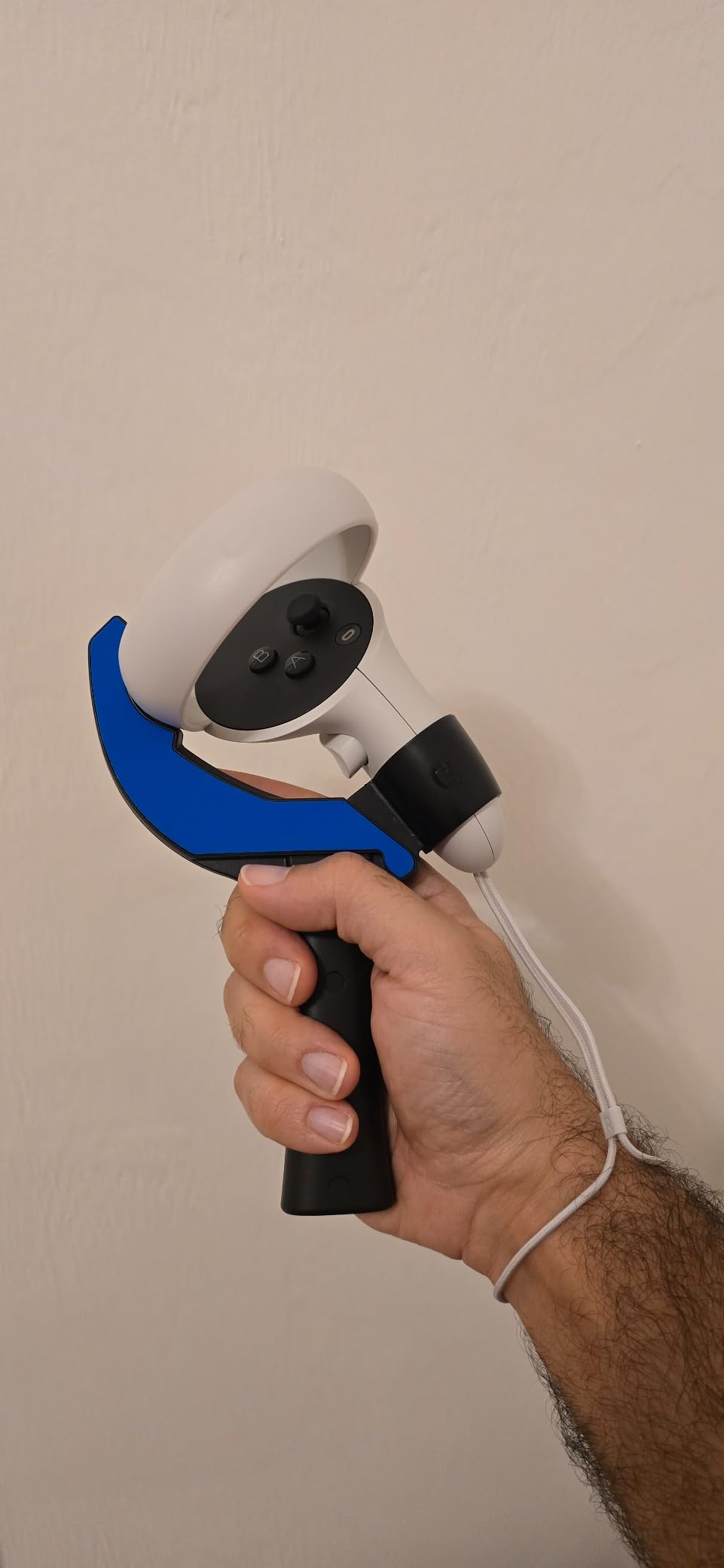 AMVR Table Tennis Paddle Grip Handle for Meta/Oculus Quest 2 Touch Controllers Playing Eleven Table Tennis VR Game (Not for Quest 3) customer photo 1