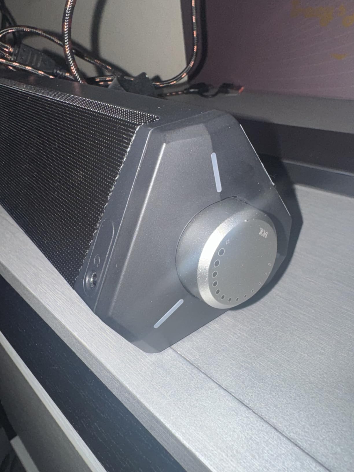 BLUEDEE Computer Speakers for Desktop PC, Computer Sound bar, HiFi Stereo Speakers for Computer Desktop, Bluetooth 5.0 and 3.5mm Aux-in PC Soundbar, USB/USB C Powered Gaming Speakers for pc, Laptop customer photo 2