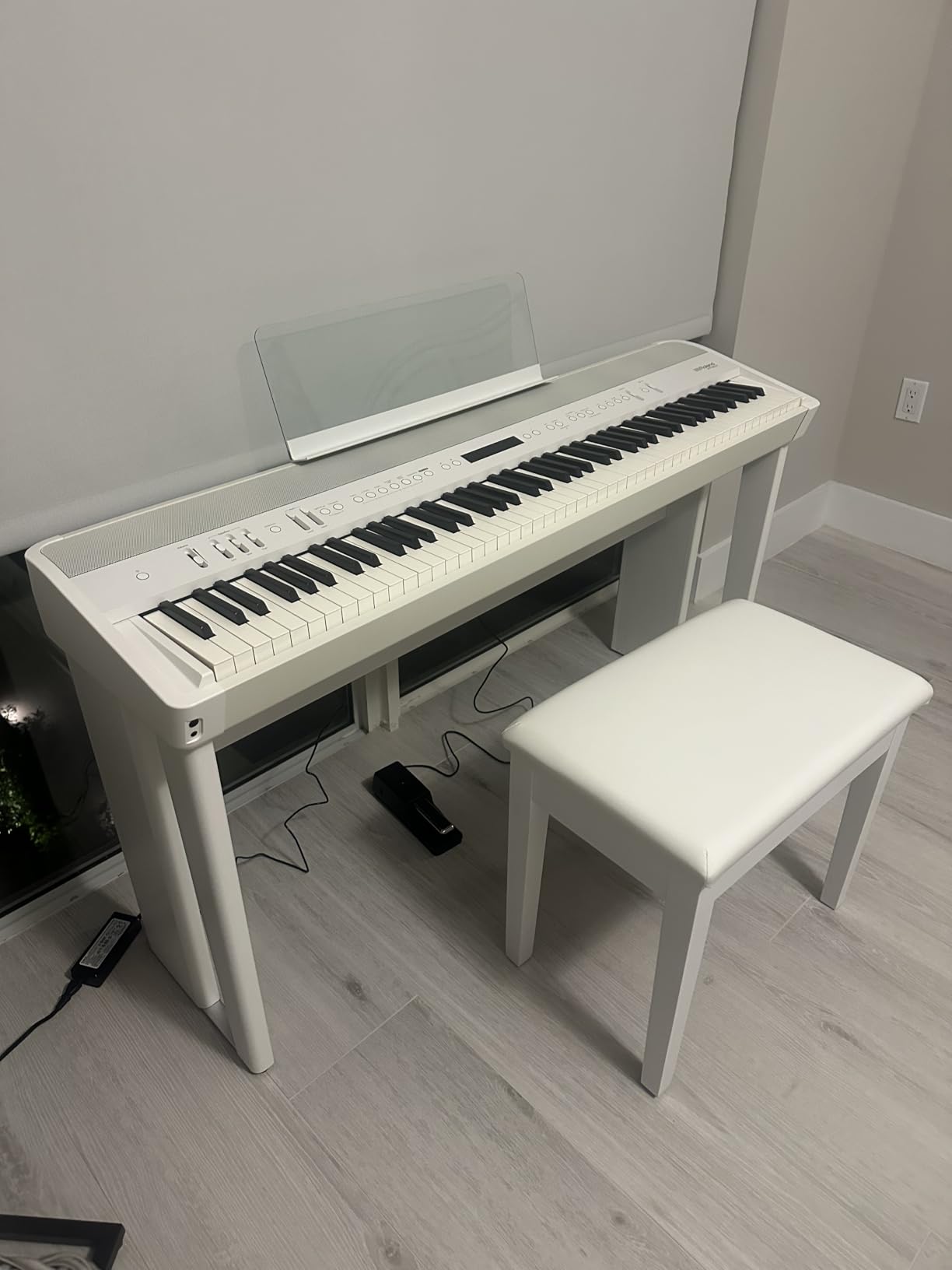 Roland FP-90X 88-Key Digital Piano - Black Bundle with Adjustable Stand, Bench, Sustain Pedal, Online Piano Lessons, Instructional DVD, and Austin Bazaar Polishing Cloth customer photo 1