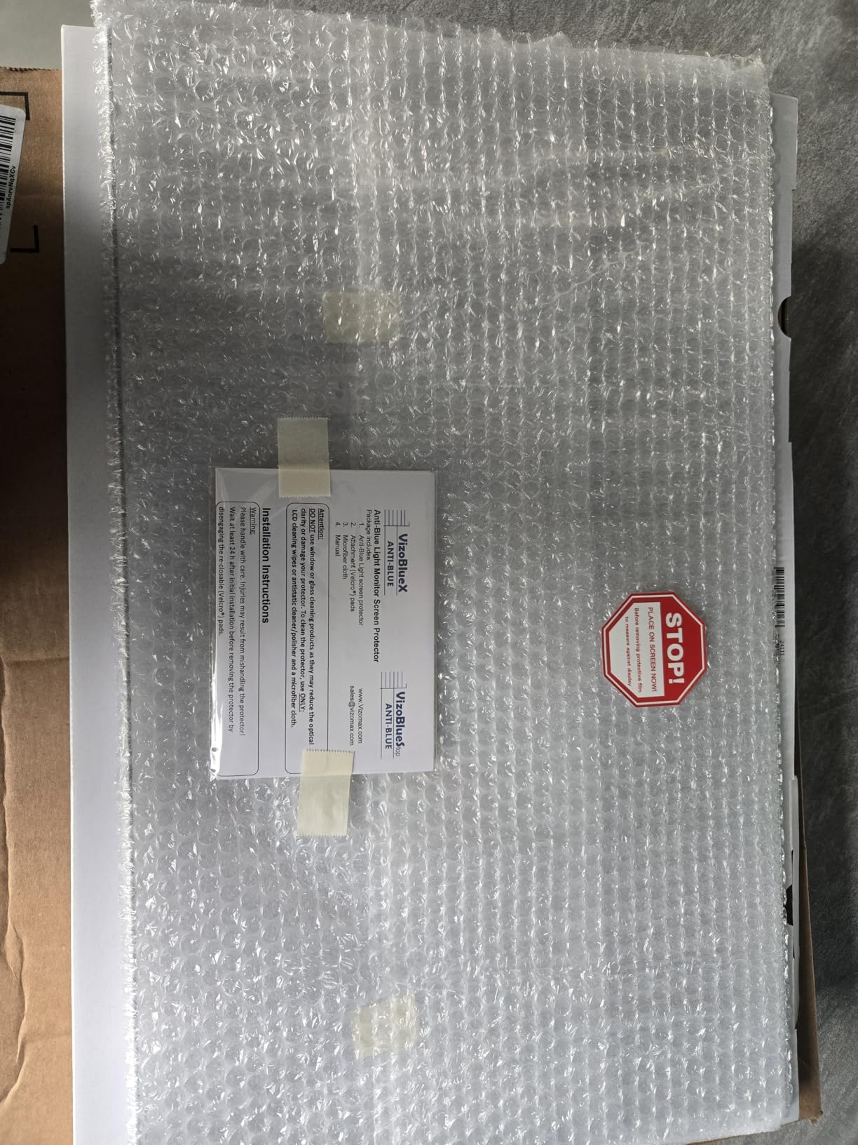 VizoBlueX 23-24 inch Anti-Blue Light Filter for Computer Monitor. Screen Protector Panel 21.5