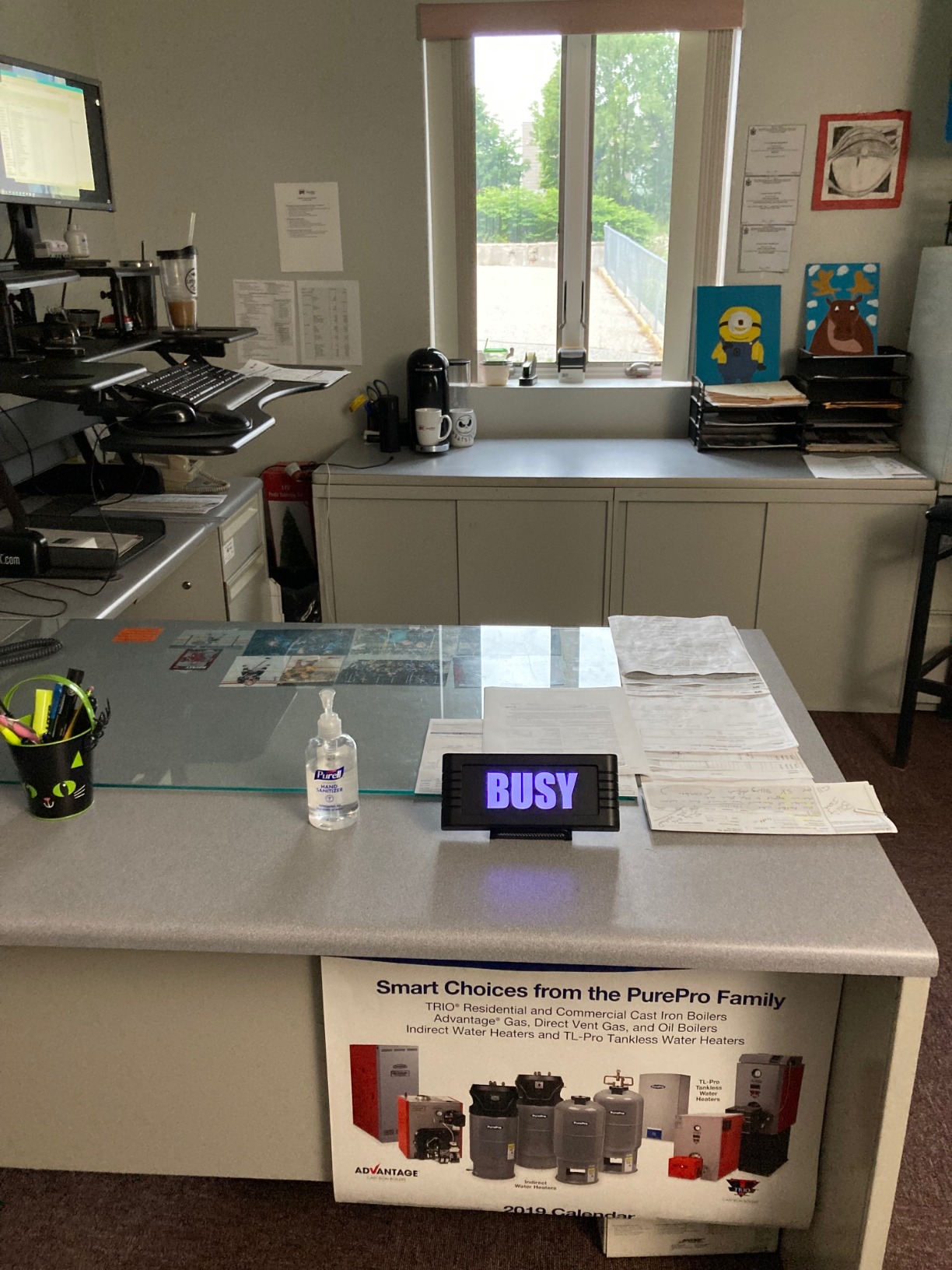 BusyBox S smart sign | Bluetooth | Battery Powered | Home Office | Wireless | Recording | Gaming | Streaming customer photo 1