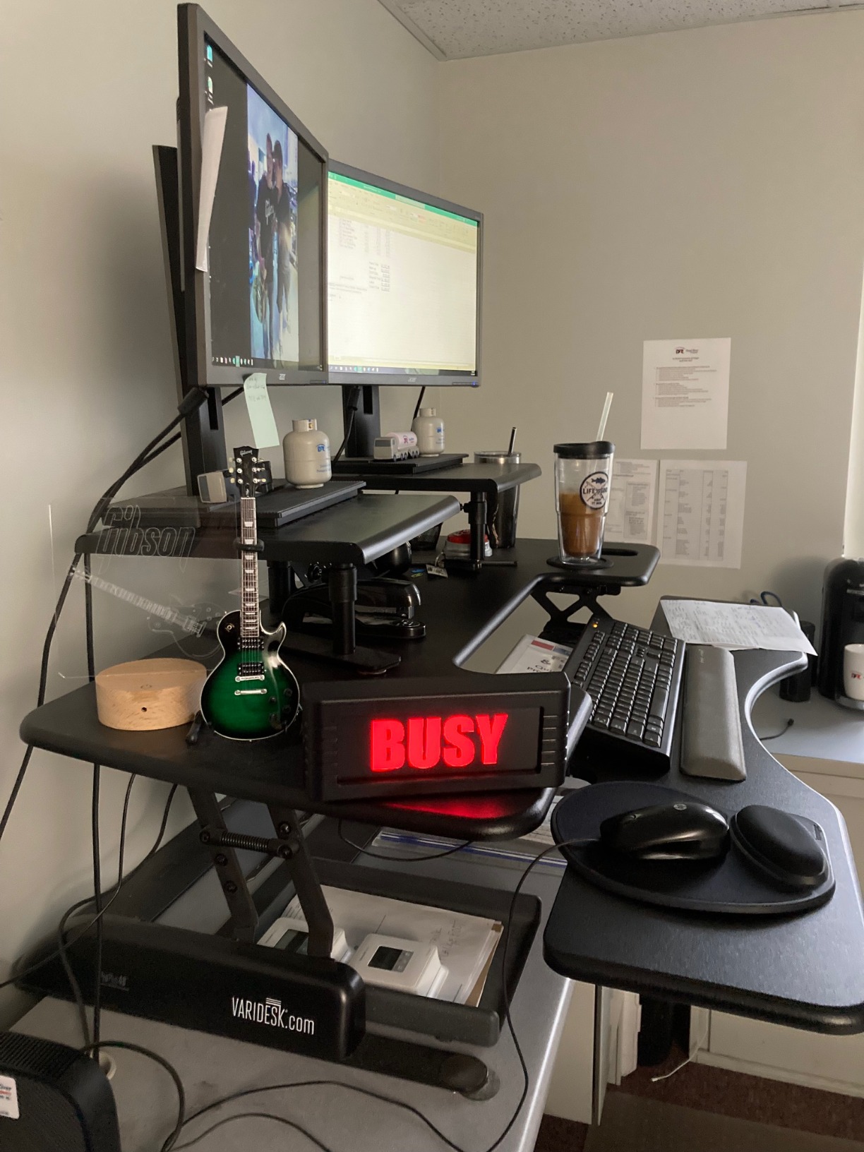 BusyBox S smart sign | Bluetooth | Battery Powered | Home Office | Wireless | Recording | Gaming | Streaming customer photo 2