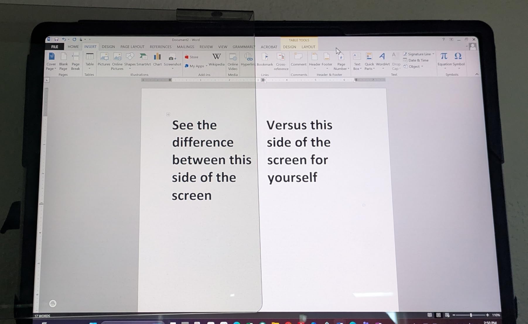VINTEZ Blue Light Screen Protector for 27 Inch Computer Monitor and Laptop - Anti-UV Blue Light Blocking Film for Desktop PC, Eye Protection Filter, 24 x 14, 1 Pack customer photo 2