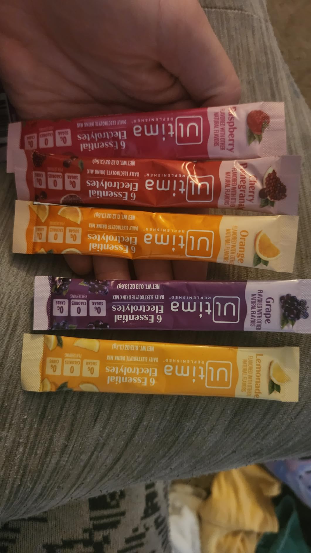 Ultima Replenisher Daily Electrolyte Powder - Original Variety Pack, 20 Stickpacks - Zero Sugar Hydration Packets with 6 Electrolytes and Minerals - Sugar Free, Plant Based & Keto Friendly Drink Mix customer photo 2