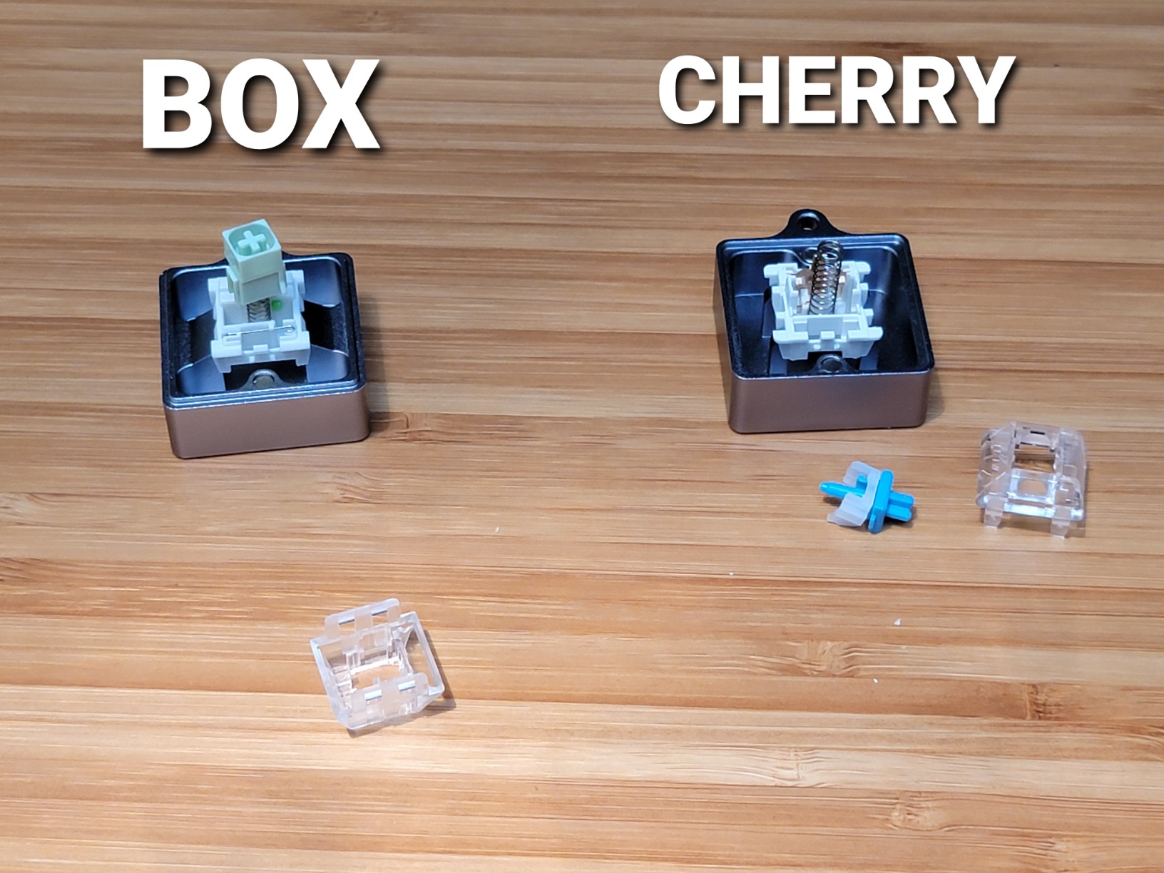 HONKID Switch Opener Aluminum Keyboard Switch Opener for Cherry MX Kailh Box Outemu Akko and Panda Mechanical Switches with Metal Magnet (Grey) customer photo 2
