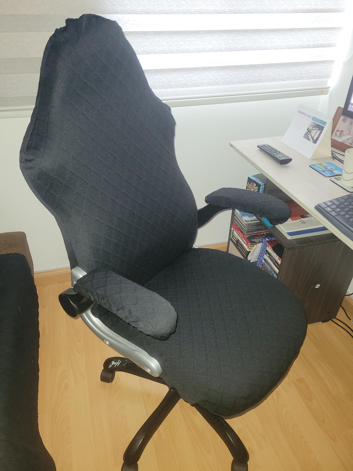 Deisy Dee NO Chair, ONLY Gaming Chair Covers,Gaming Slipcovers Stretchy Polyester Covers for Reclining Racing Gaming Chair customer photo 1
