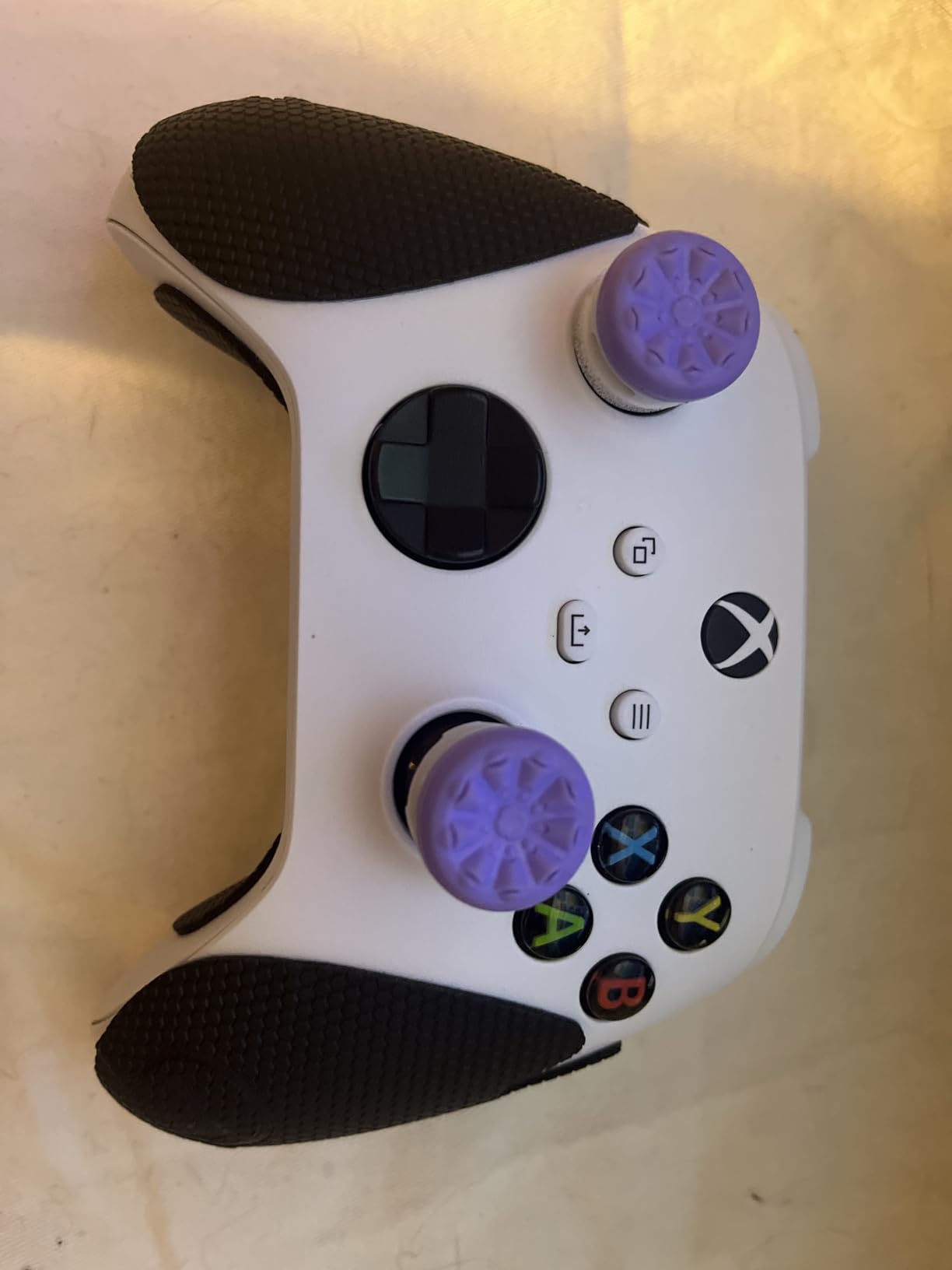 KontrolFreek Performance Grips for Xbox One and Xbox Series X Controller (Galaxy Purple) customer photo 2