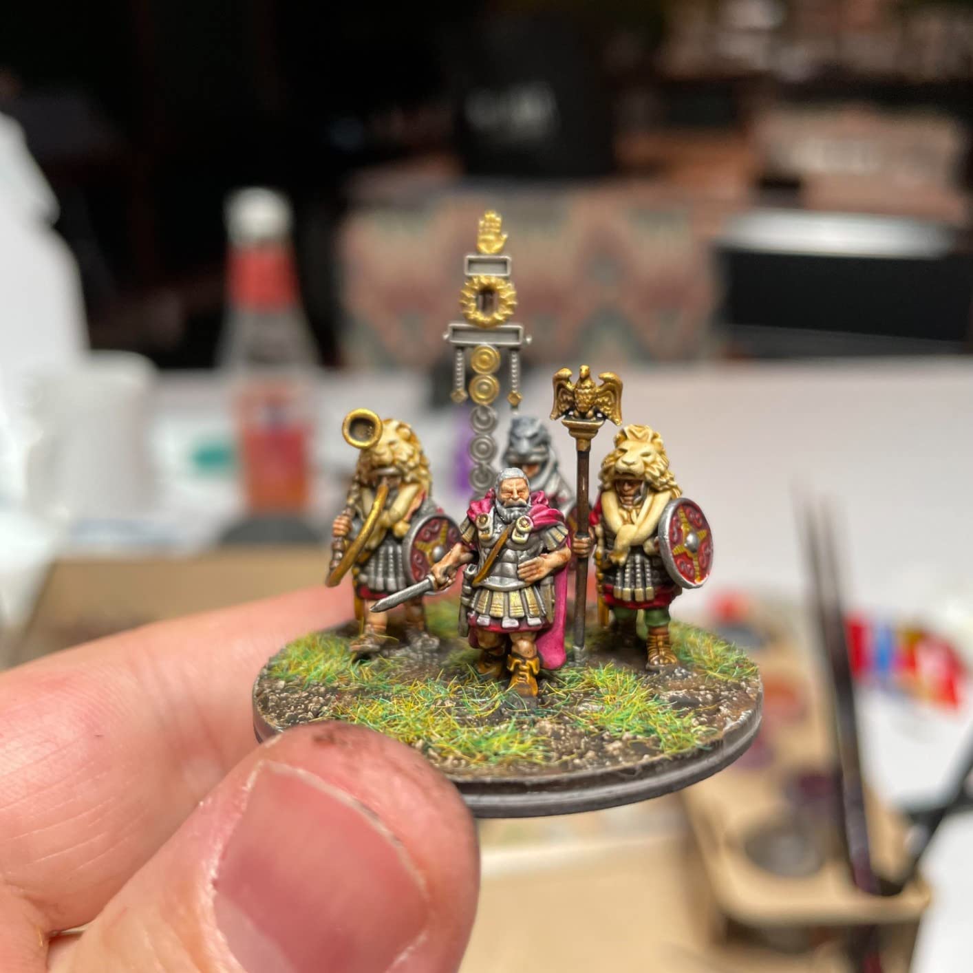 AmeraLabs TGM-7 3D Wargaming Resin for Tabletop Miniatures - Tough, High Resolution, Low Odor, Fast Curing 3D Printing Liquid for 4K/8K/12K LCD/DLP/SLA 3D Printers (Grey, 1kg) customer photo 1