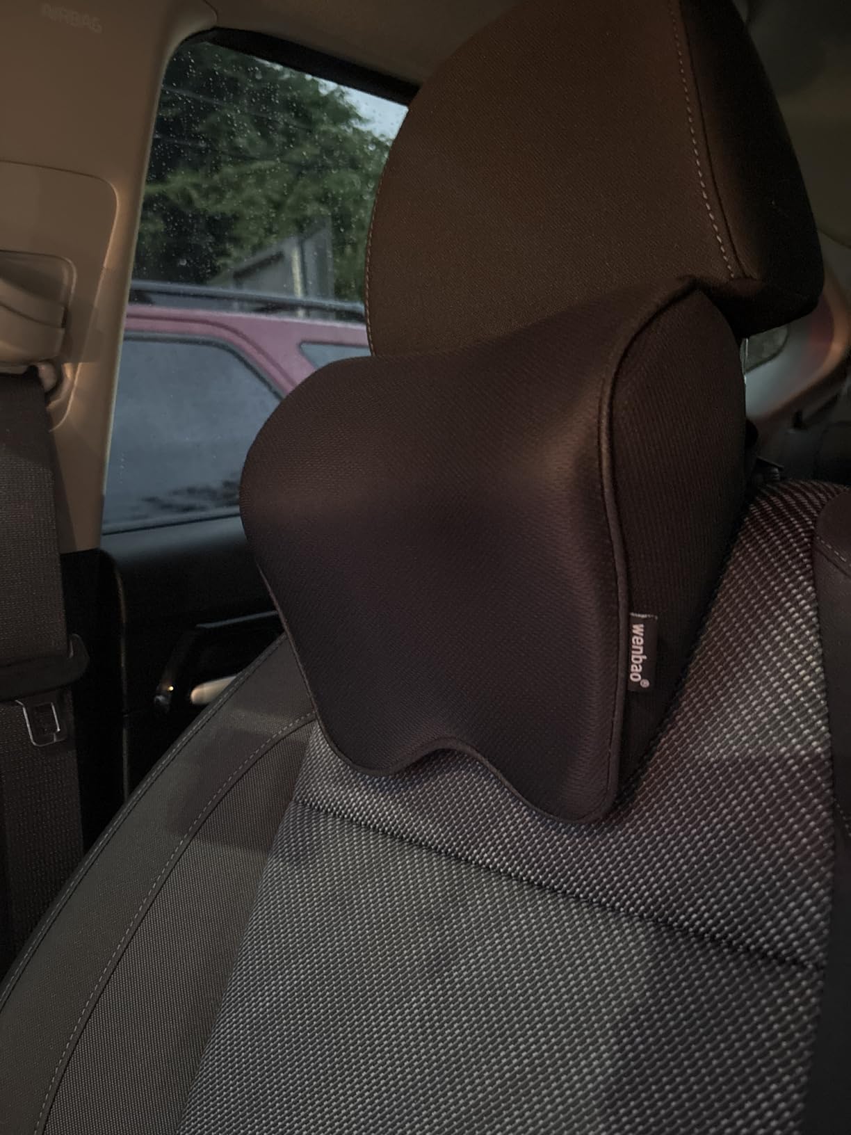 Car Seat Neck Pillow, Headrest Cushion Relieve Neck Pain for & Muscle Tension,100% Memory Foam Neck Support Head Pillow for Ergonomic Design customer photo 1