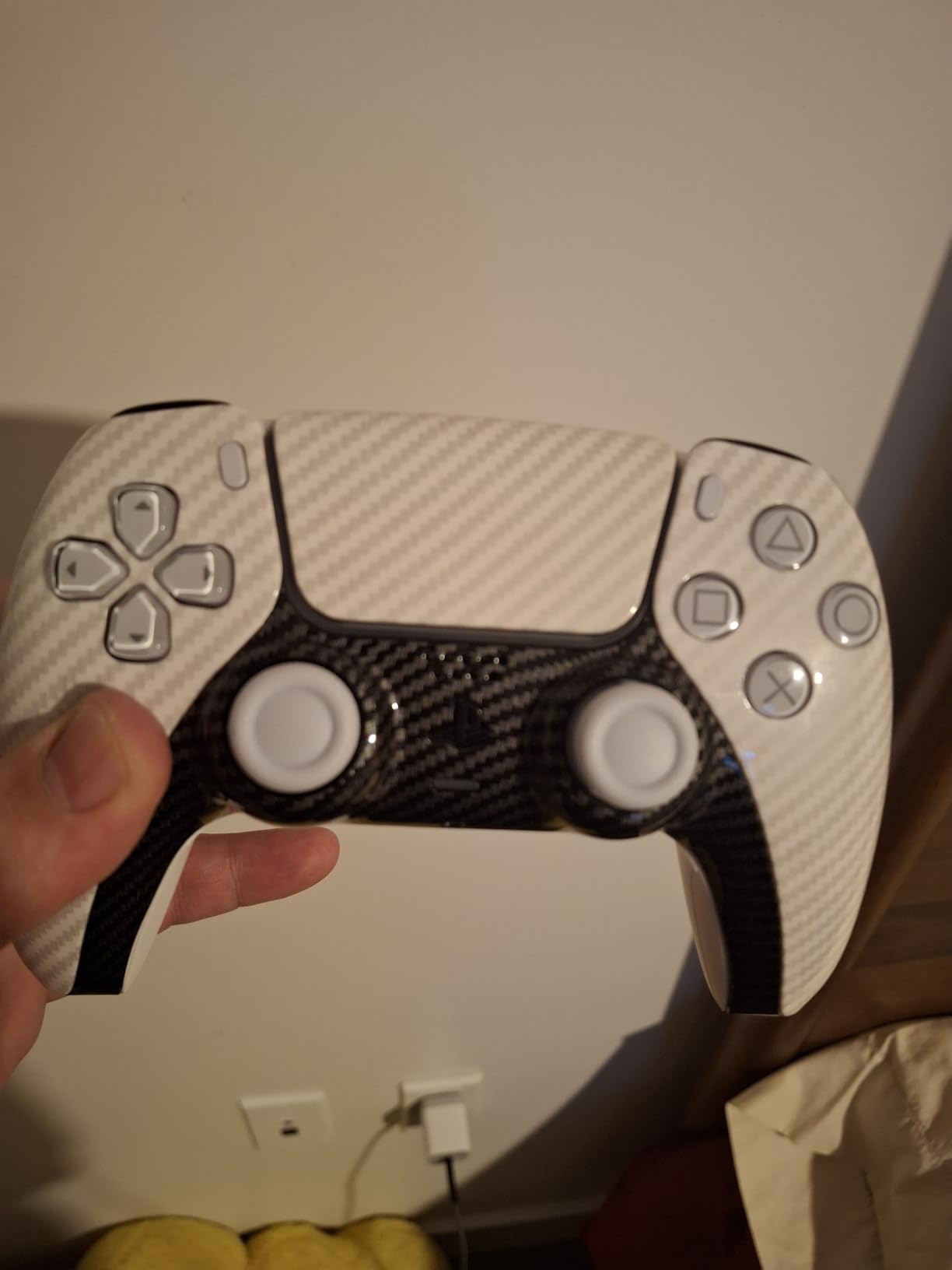 eXtremeRate The Great Wave Touchpad Front Top Shell Compatible with ps5 Controller BDM-010 020 030 040 050, DIY Replacement Shell Custom Touch Pad Cover Compatible with ps5 Controller customer photo 2