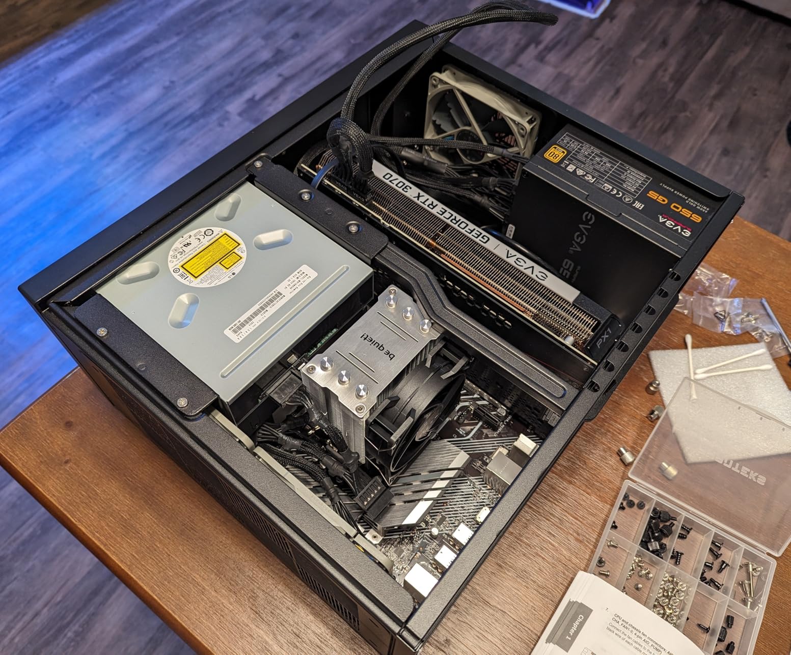 Silverstone Technology GD09 Home Theater PC (HTPC) Computer Case with Faux Aluminum Design for ATX/Micro-ATX Motherboards, SST-GD09B customer photo 1