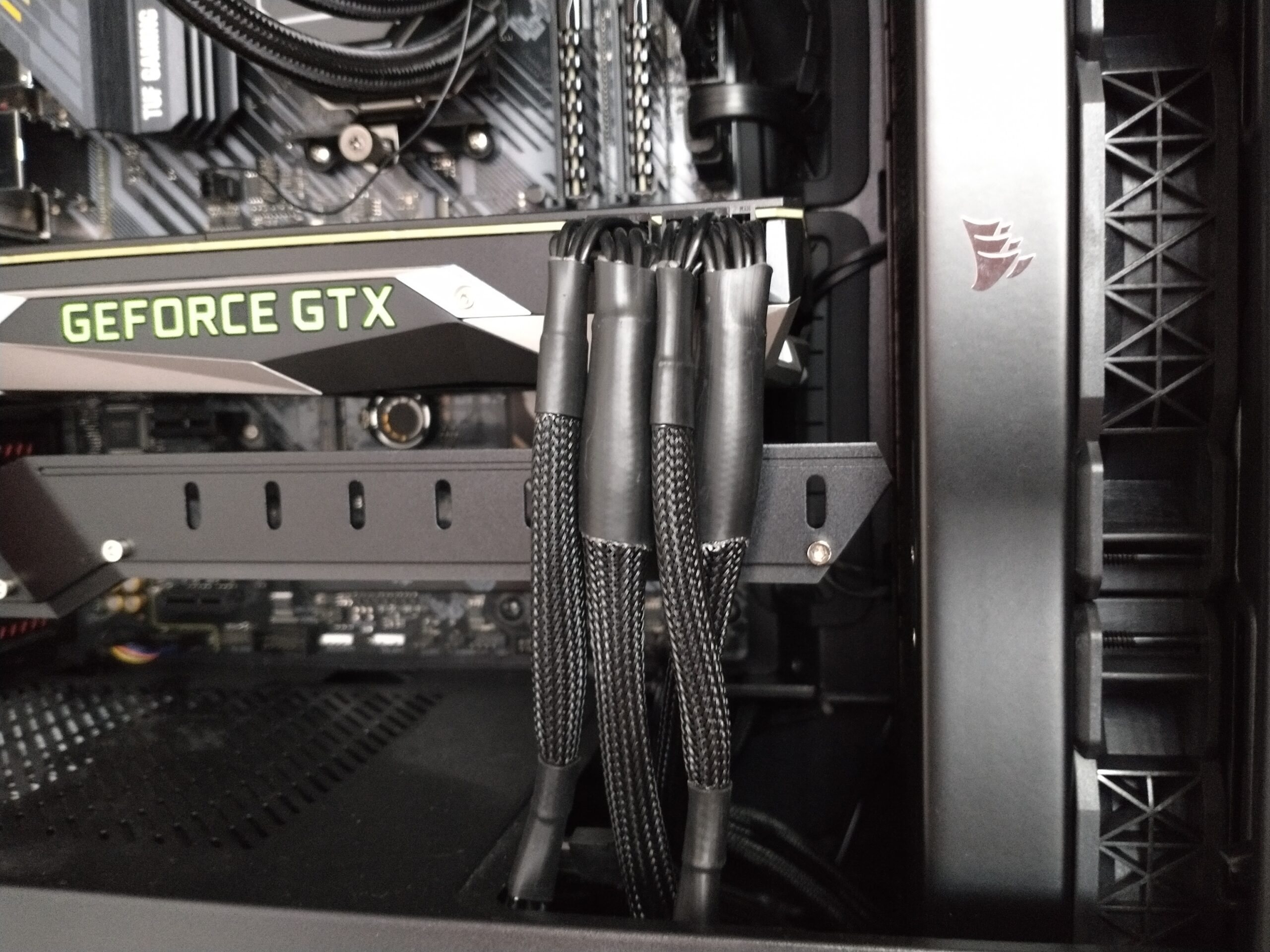 EZDIY-FAB GPU Holder Brace Graphics Card Support, Video Card Sag Holder/Holster Bracket Support RX6700, RTX3090 - 309EZ-Black customer photo 2