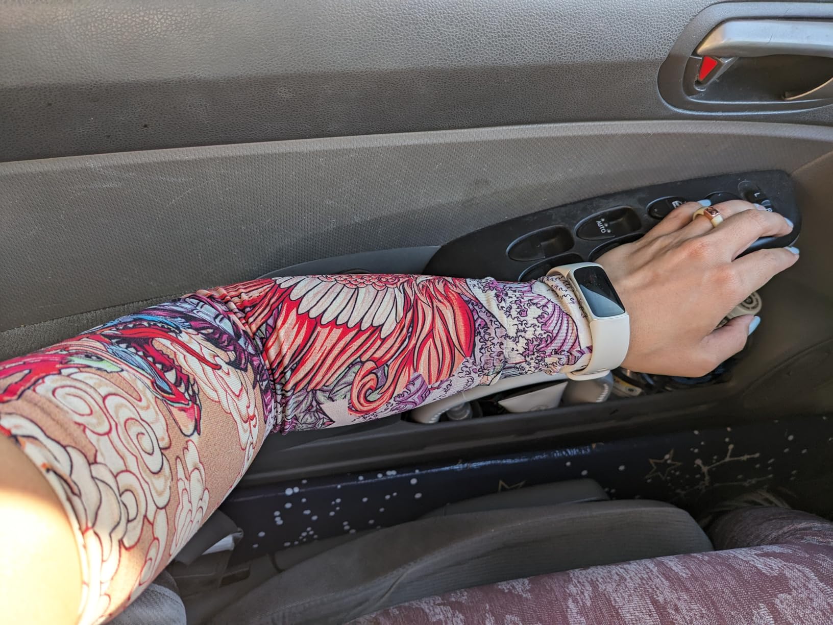 UV Sun Protection Arm Sleeves for Men & Women-UPF 50+ Sports Compression Cooling Sleeve-Unique TATTOO SLEEVE gift customer photo 2