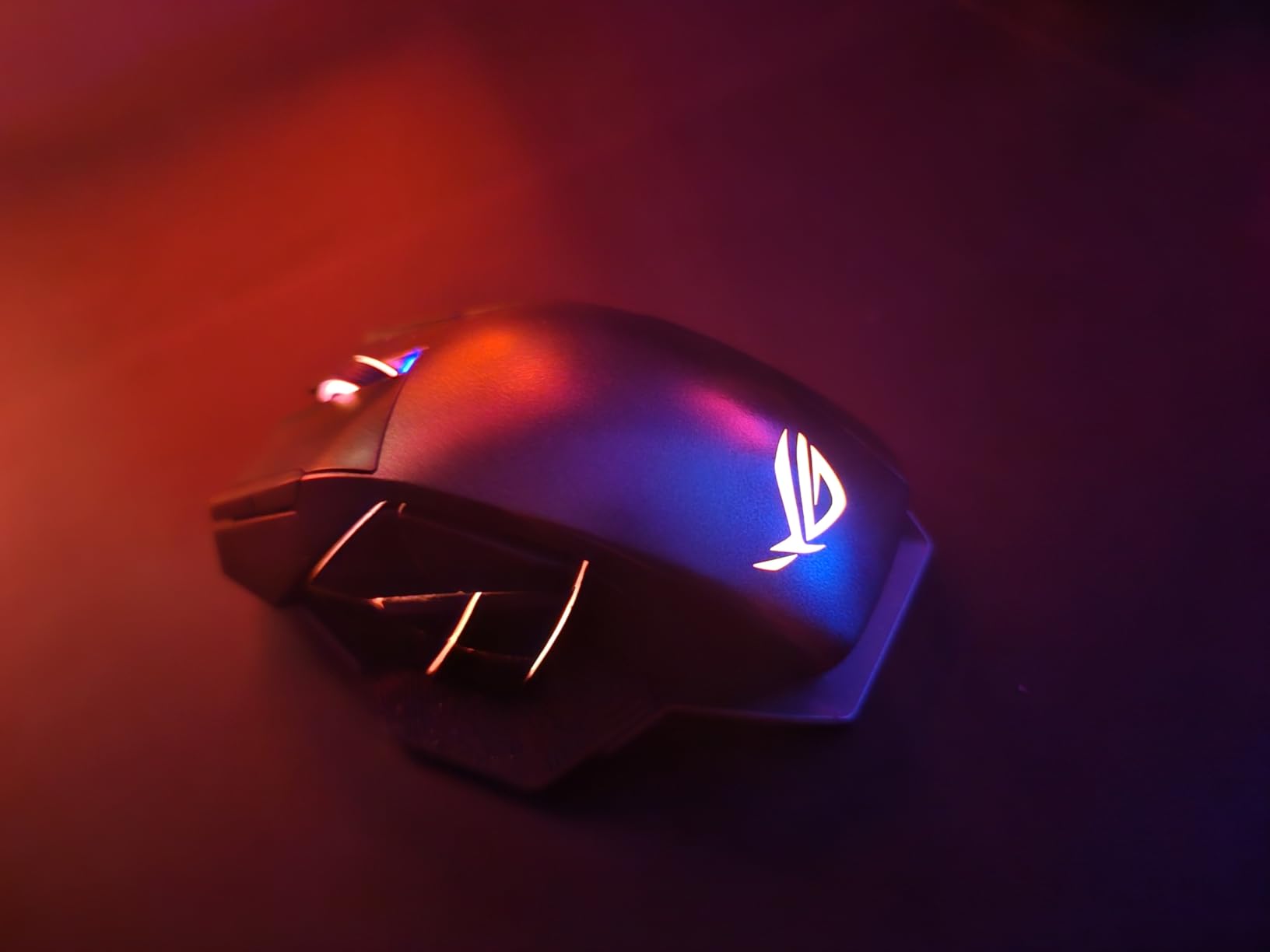ASUS ROG Spatha X Wireless Gaming Mouse - MMO/MOBA Design, 12 Programmable Buttons, Right-Handed, 168g, Dual-Mode (Wired/2.4GHz), 19K DPI, up to 67Hr Battery, Magnetic Charging Dock customer photo 2