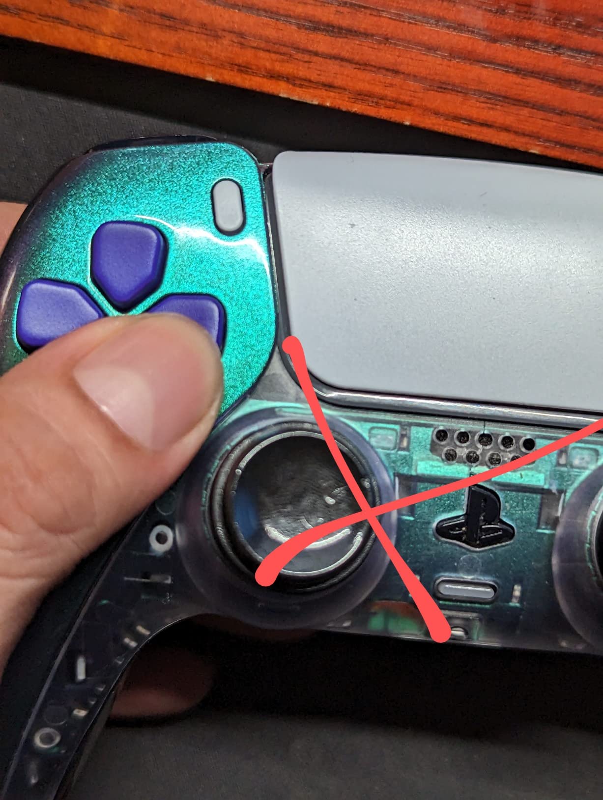 eXtremeRate Ergonomic Split Dpad Buttons (SDP Buttons) for PS5 Controller, Black Independent D-pad Direction Buttons for PS5 Edge, for PS4 Controller - No Controller customer photo 2