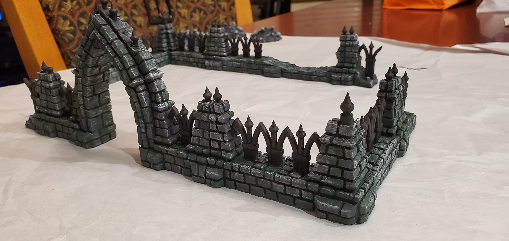 Cemetery Ruins Bundle by Terrain4Print, 3D Printed Tabletop RPG Scenery and Wargame Terrain for 28mm Miniatures customer photo 1