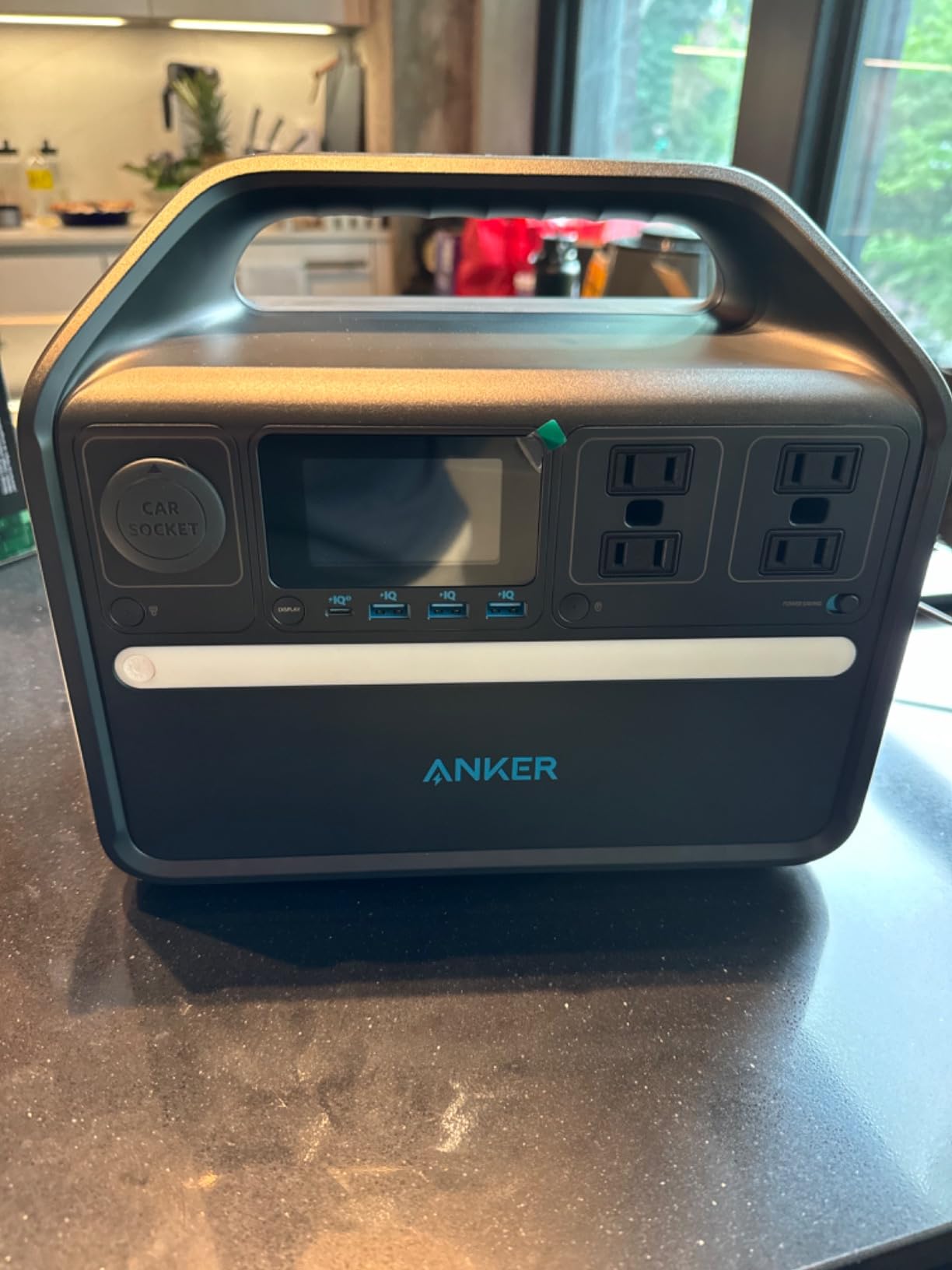 Anker 535 Portable Power Station with Carrying Case Bag, 512Wh Solar Generator, 500W 9-Port Powerhouse customer photo 1