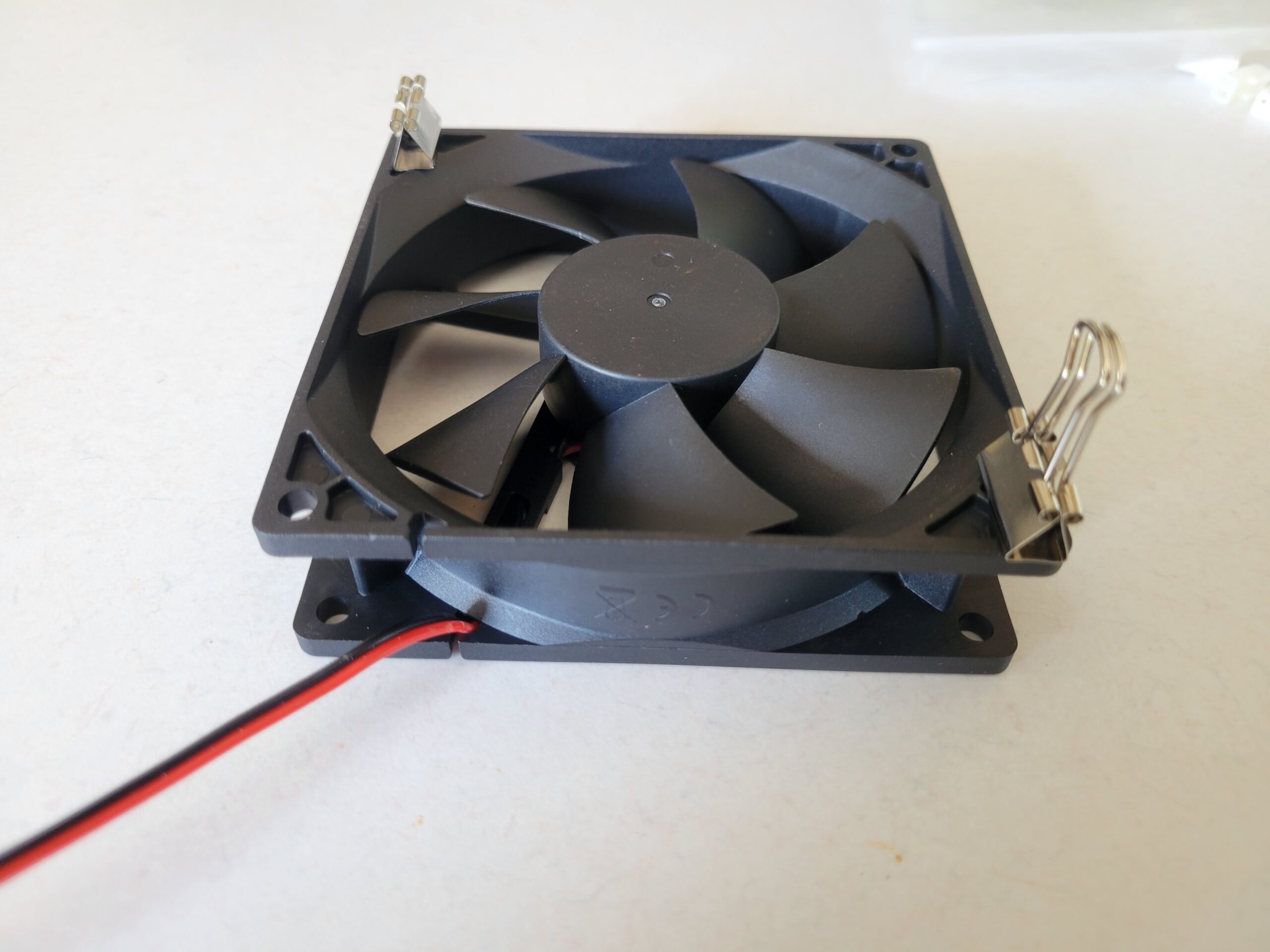 2-Pack 120mm 12V DC 12038 120mm x 38mm 4.72inch High Speed Dual Ball Bearing 4Pin Antminer Fan PWM High CFM Brushless PC Computer CPU Case Ventilation Exhaust Fan with Metal Guard Grill 3000-5000RPM customer photo 2