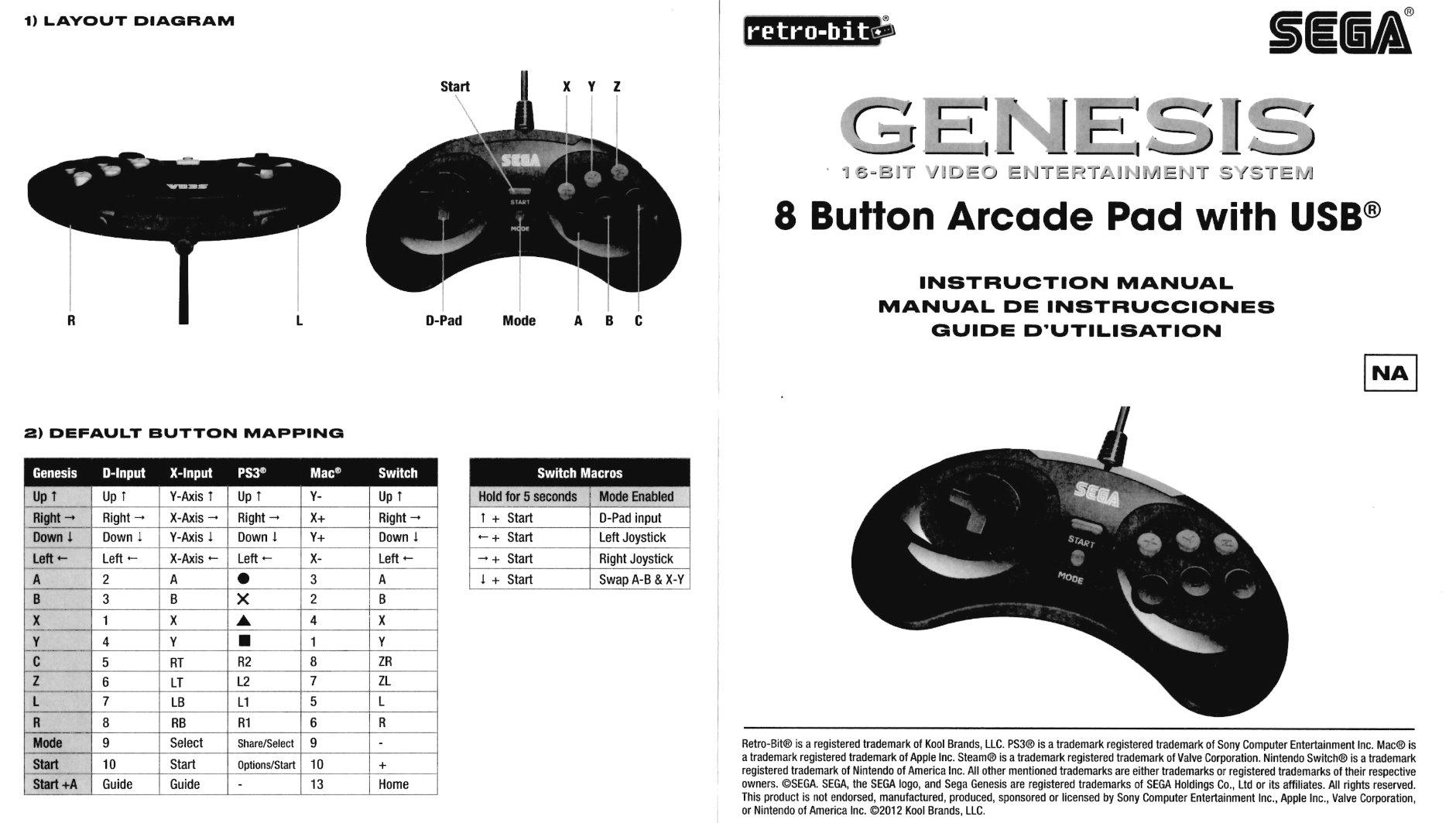Retro-Bit Official Sega Genesis USB Controller 8-Button Arcade Pad for Sega Genesis Mini, Switch/Switch 2, PC, Mac, Steam, RetroPie, Raspberry Pi - USB Port (Crimson Red) customer photo 2