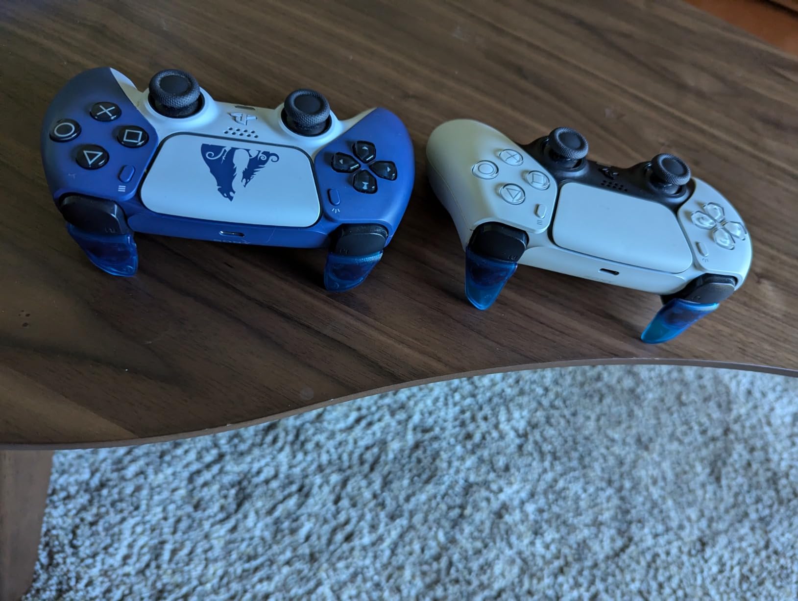 PlayVital Blade 2 Pairs Shoulder Buttons Extension Triggers for ps5 Controller, Game Improvement Adjusters for PS Portal Remote Player, Bumper Trigger Extenders for ps5 Edge Controller - Scarlet Red customer photo 1