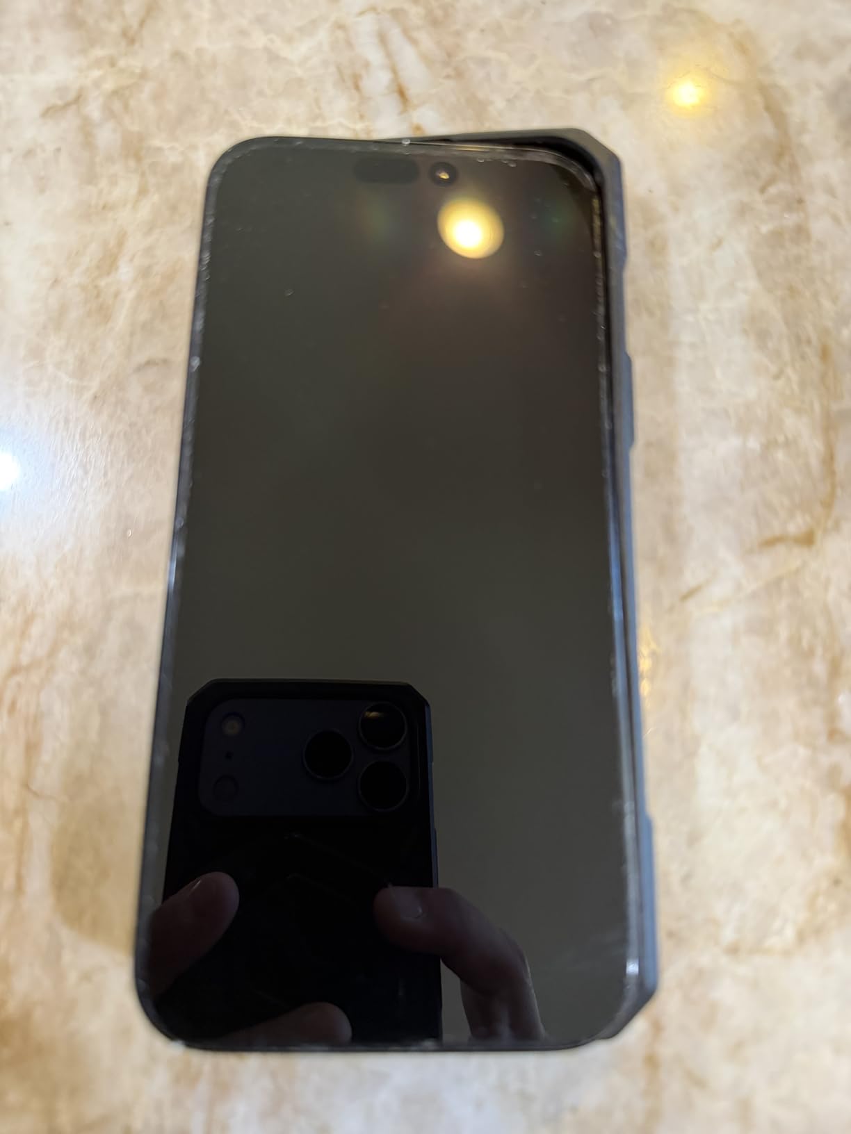 ZAGG Glass+ Screen Protector for iPhone 17e/ 16e/ 14/13/ 13 Pro - 3X Shatter Protection, High Scratch Resistance, Oil-Resistant, Reinforced Edges, InvisibleShield, Easy Install customer photo 1