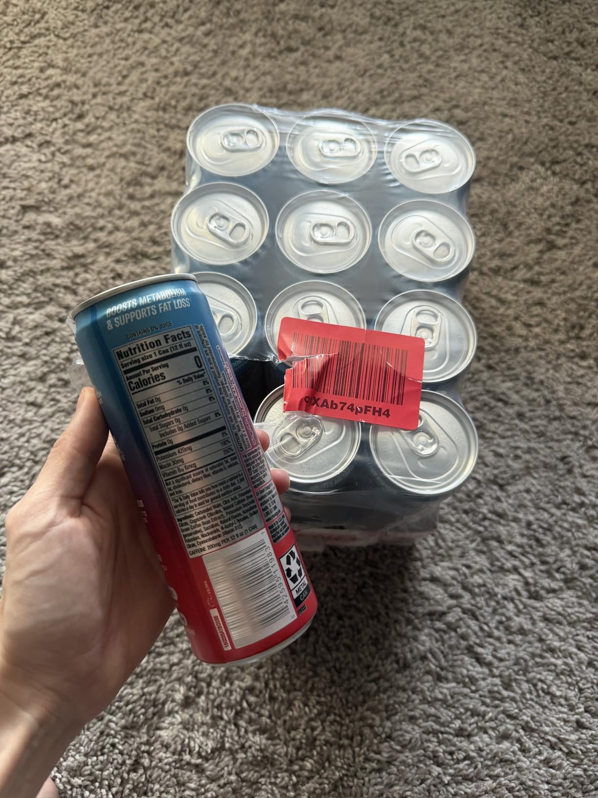 Cellucor C4 Smart Energy Drink - Sugar Free Performance Fuel & Nootropic Brain Booster, Coffee Substitute or Alternative | Cherry Berry Lime 12 Oz - 12 Pack customer photo 2