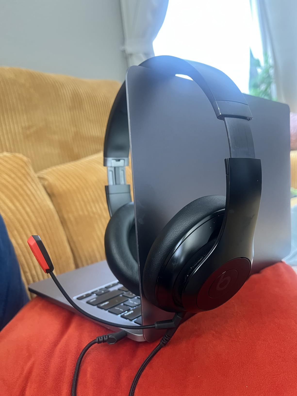 V-MODA BoomPro X Microphone | for Gaming & Communication | Wired - 3.5 mm Jack | Flexible Boom | Clip-on Controller with Mute Button & Volume Wheel | Black customer photo 2