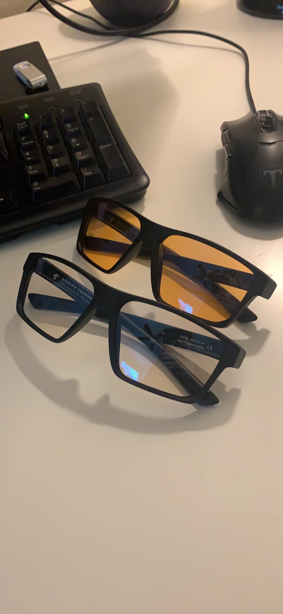 Horus X Blue Light Glasses Men Women | Blue Light Blocking Glasses for Screen Anti-Fatigue Eye Migraine | Gaming Glasses V3 customer photo 1