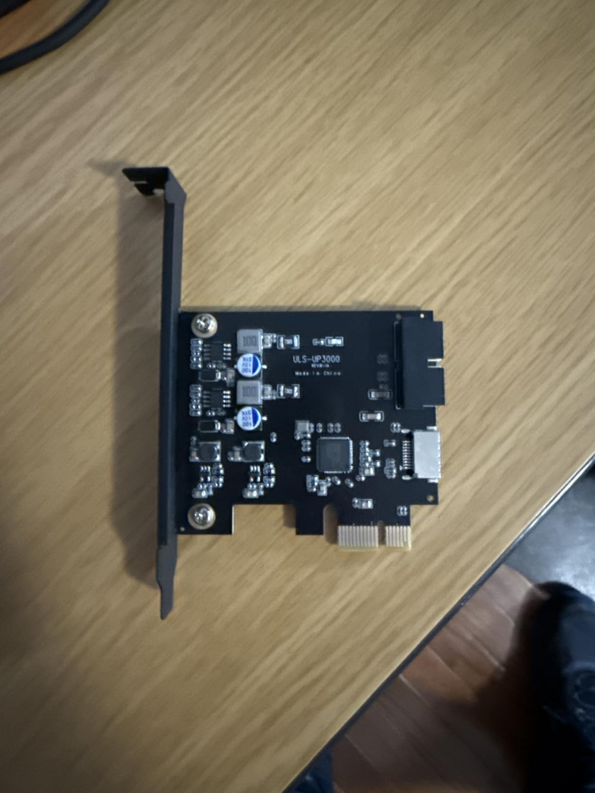 Sinefine PCIe x1 to USB 3.2 GEN1 5Gbp 19pin Front Panel Header (to Type-c Front Panel Header) + USB 3.0 20Pin Socket Expansion Card,Type-E Internal 20-pin Front Panel Connector customer photo 2