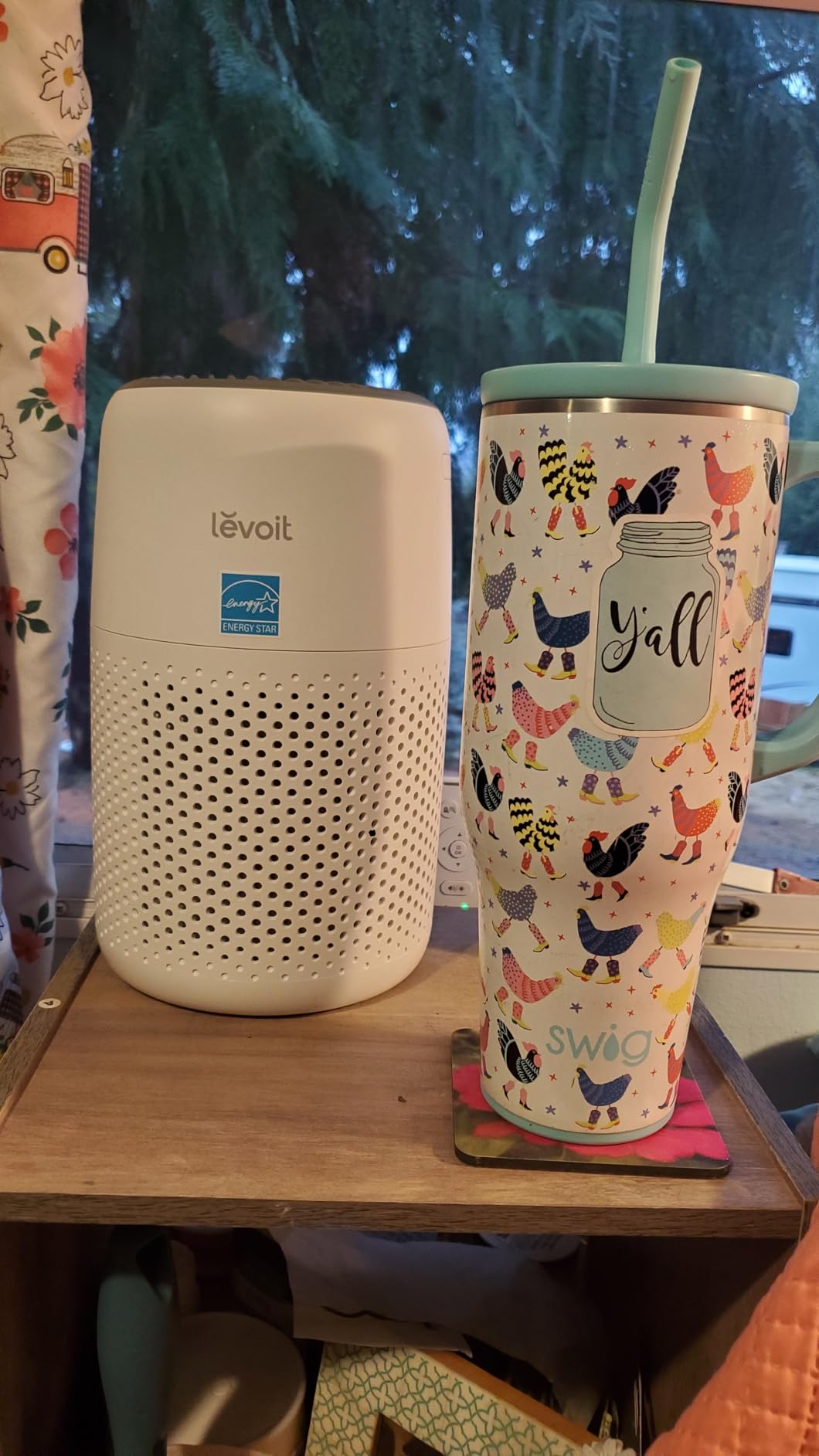 LEVOIT Air Purifiers for Bedroom Home Dorm, AHAM Verified, 3-in-1 Filter Cleaner With Aroma Pad, Core Mini-P, White customer photo 1