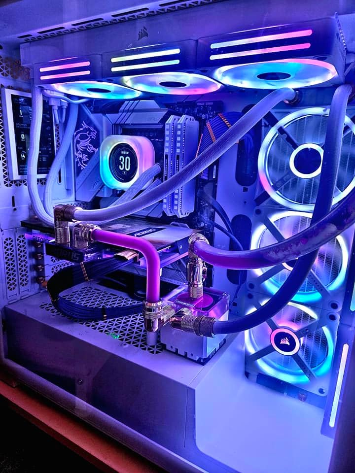 Silver CPU Water Cooling Pump - 800L/H, 3.5M Head, 3000RPM for PC Cooling System customer photo 2