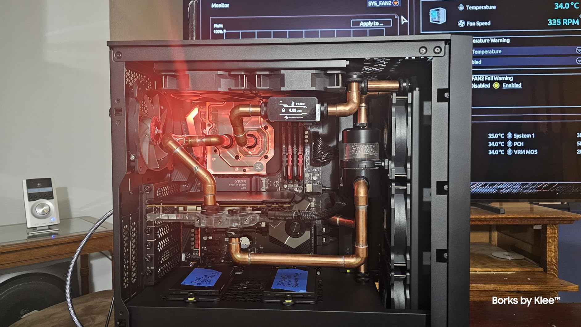 Dracaena.io 200mm G1/4 Holes, 55mm OD Cooling Acrylic Ball Water Reservoir, Water Tank with Metal Cover, Multi outlets for Computer Cooling System customer photo 1