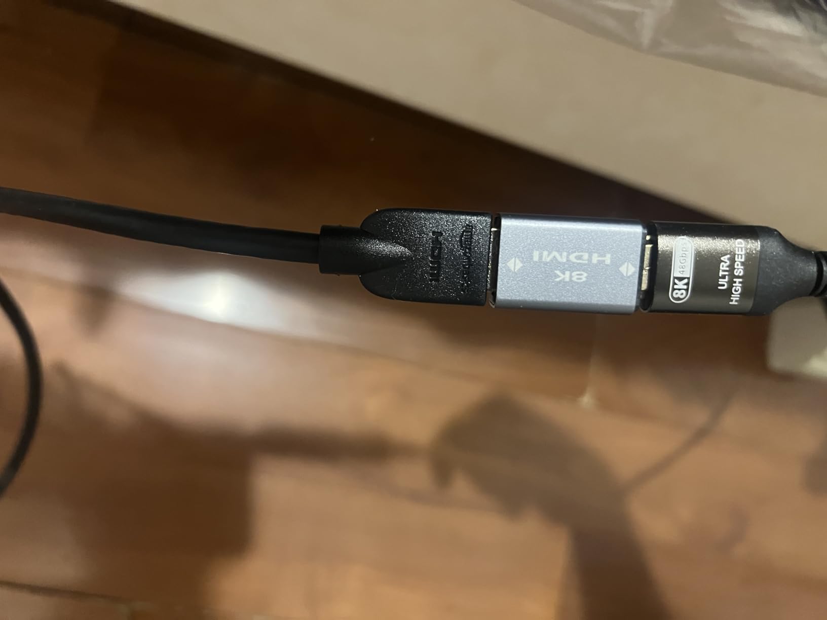 VCELINK HDMI Coupler 8K, HDMI 2.1 Female to Female Extension Adapter to Extend 2 Short Cables, Support 8K@60Hz / 4K@120Hz 120UHD, 3D, HDR, ARC Compatible with Laptop, PC, Monitor, Roku TV, 2 Pack customer photo 2