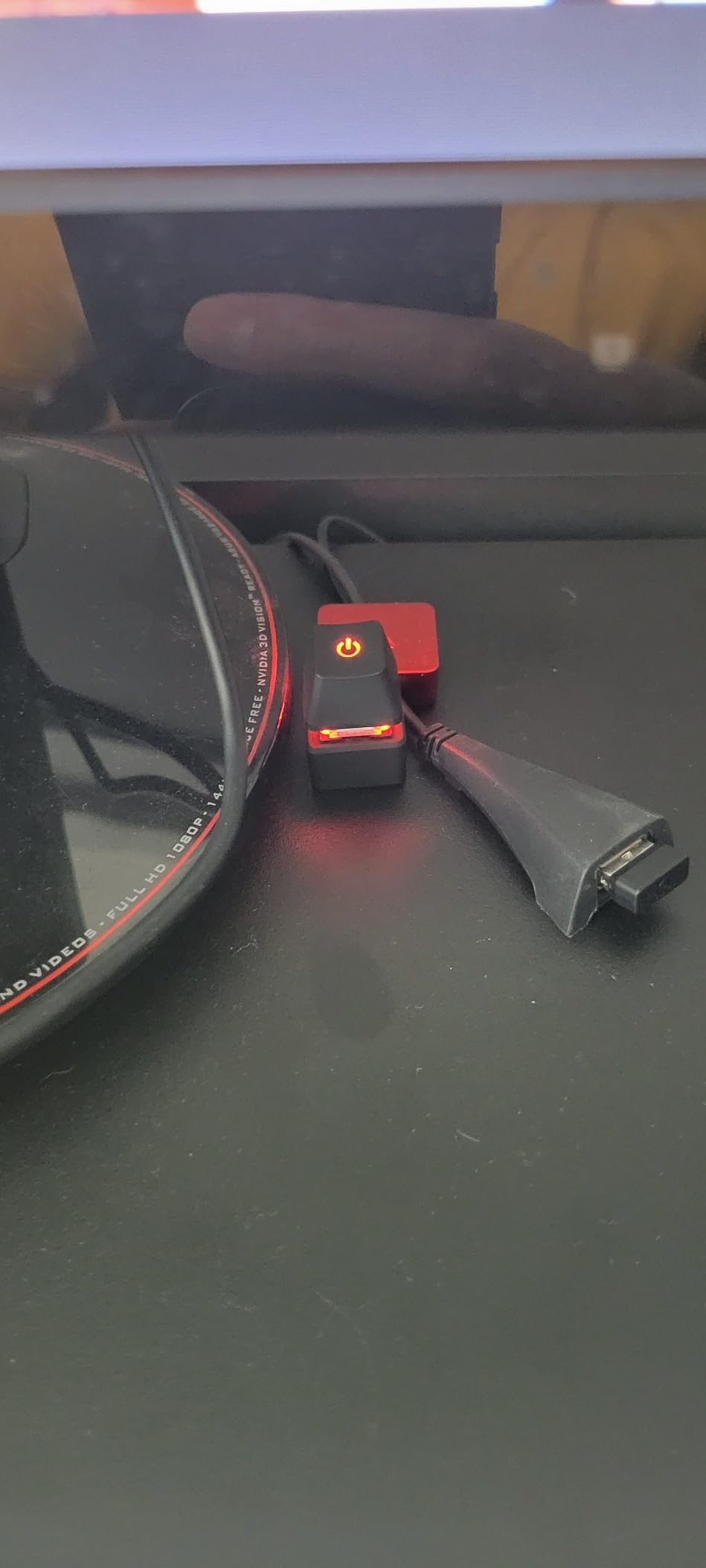 Desktop Computer Power Switch Cable, AZMXDVP External Remote Start PC Motherboard Power ON/Off Switch Button Extension Cable 2M Length-M20 customer photo 2