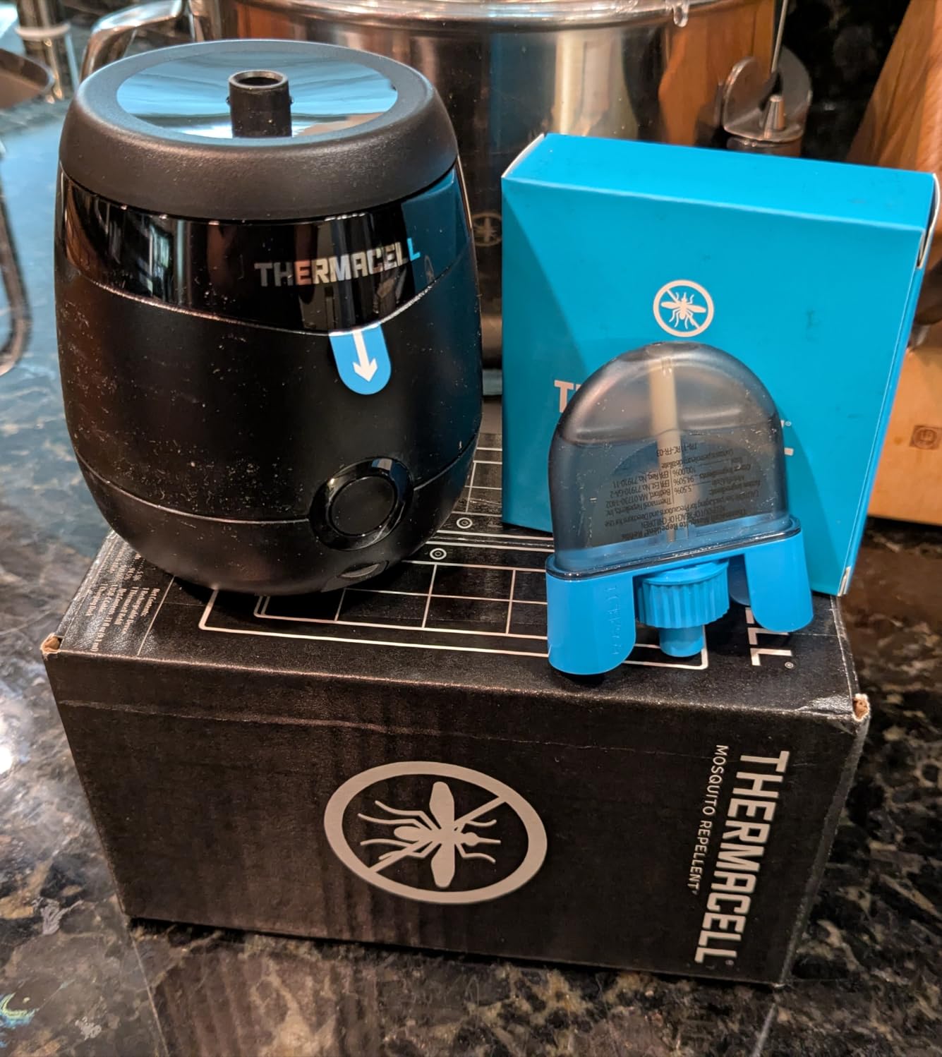 Thermacell E-Series Rechargeable Mosquito Repeller with 20' Mosquito Protection Zone; Bug Spray Alternative; Scent Free customer photo 2