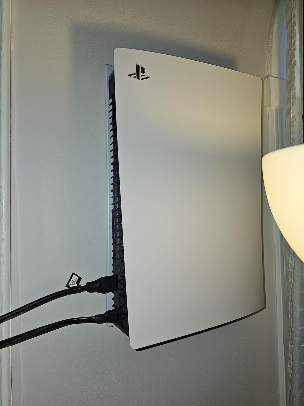 Funturbo PS5 Wall Mount Stand, PS5 Mount on Wall Kit Vertical Stand for PlayStation 5 Original (Disc and Digital) - Not for PS5 Slim customer photo 1