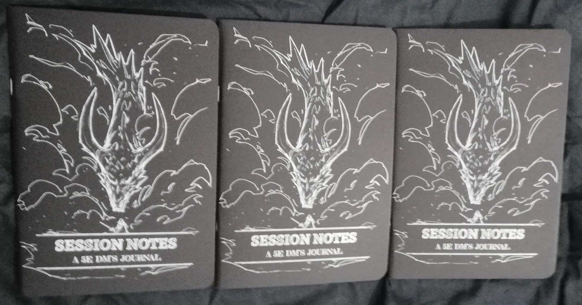 DUNGEON CRAFT Notebook for Dungeons and Dragons & TTRPG - Player Character Journal (Players Journals, Black) customer photo 2