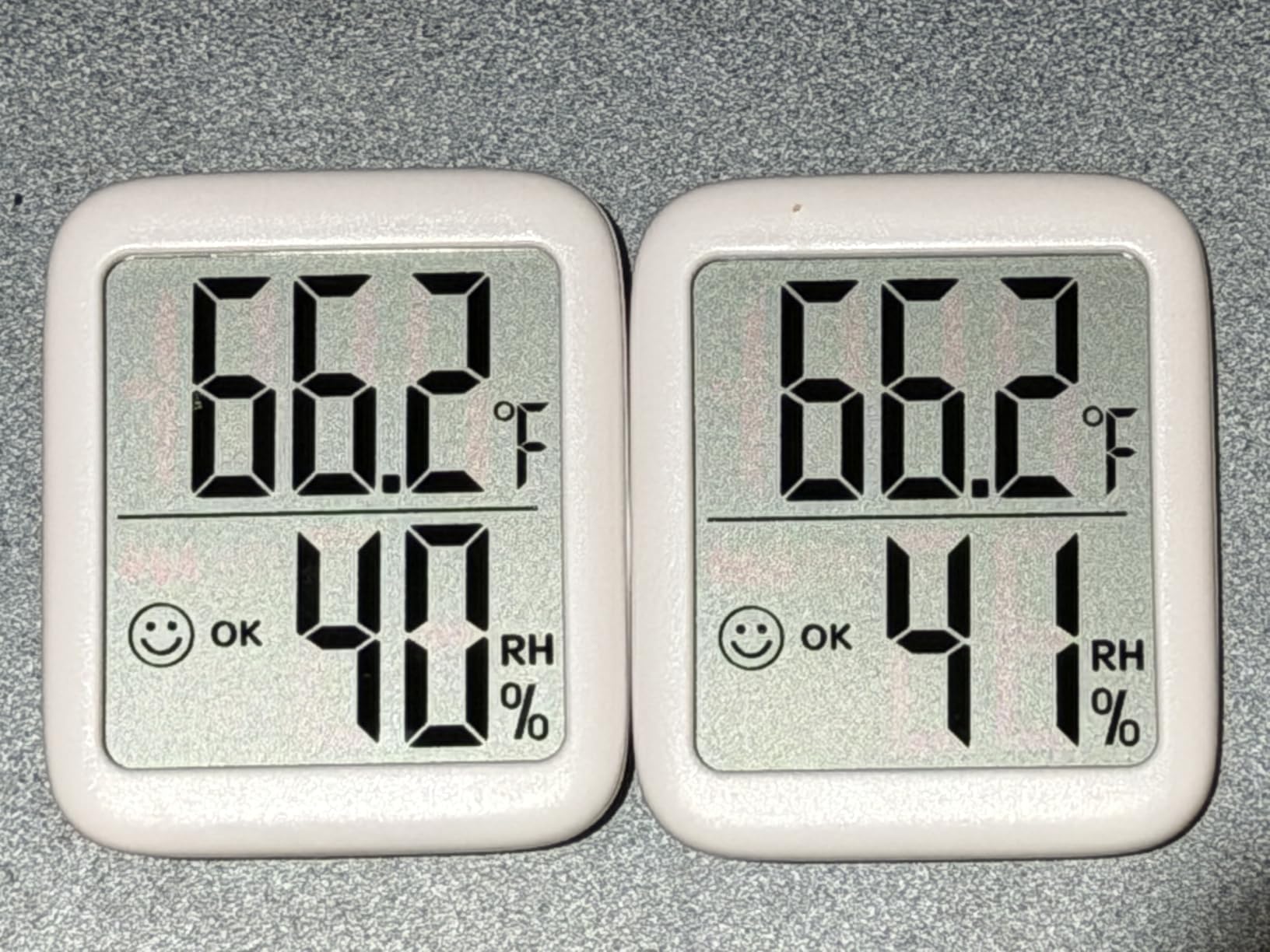 Antonki 2 Pack Room Thermometer for Home, Hygrometer Indoor Humidity Meter Gauge, Digital Temperature and Humidity Monitor Sensor for House, Terrarium, Incubator, Greenhouse - Battery Included customer photo 1