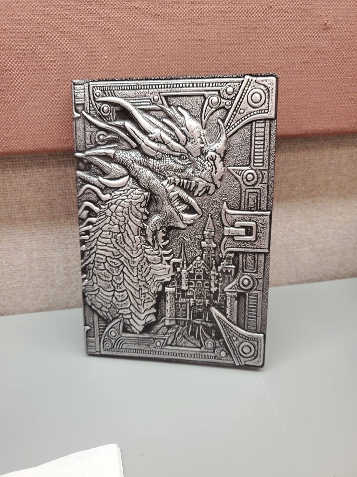 3D Dragon DND Journal Writing Notebook, Fantasy D&D Leather Journal Book for Dungeons and Dragons Gifts Nerdy DM & Players RPG Lovers Accessories, 200 Pages A5 Travel Notepad for Men or Women customer photo 1