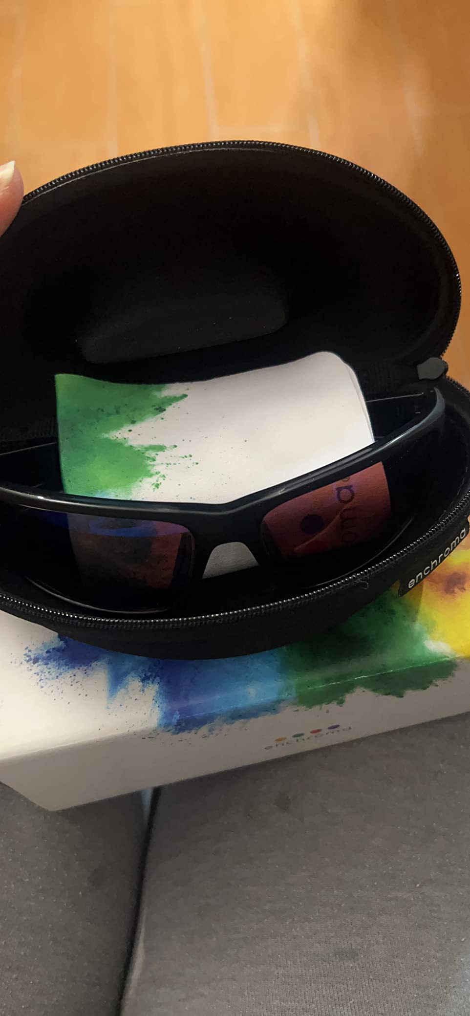 EnChroma Color Blind Glasses - Modoc - Color Correcting & Enhancing Glasses Outdoor Use for Deutan and Protan Color Blindness customer photo 2