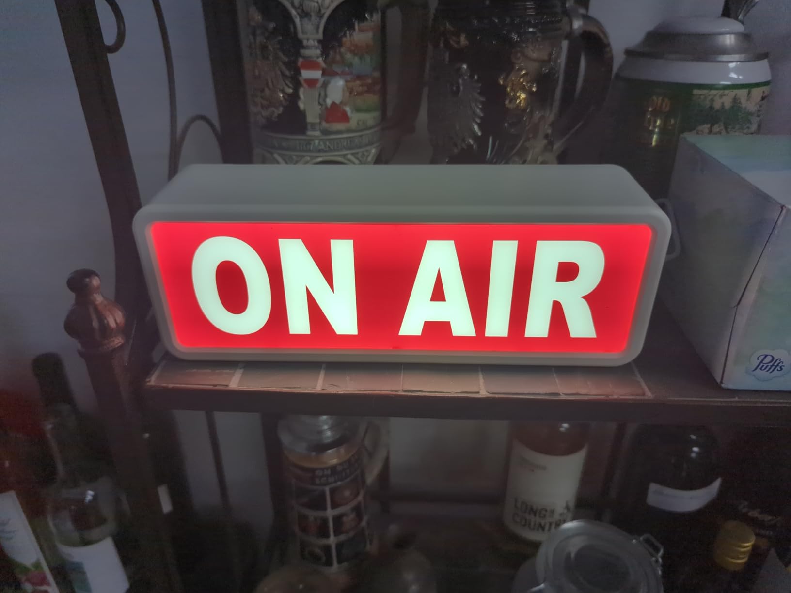ON AIR Signs Light, Studio LED Illuminated Decorative, Simple Easy ON/Off Switch customer photo 1