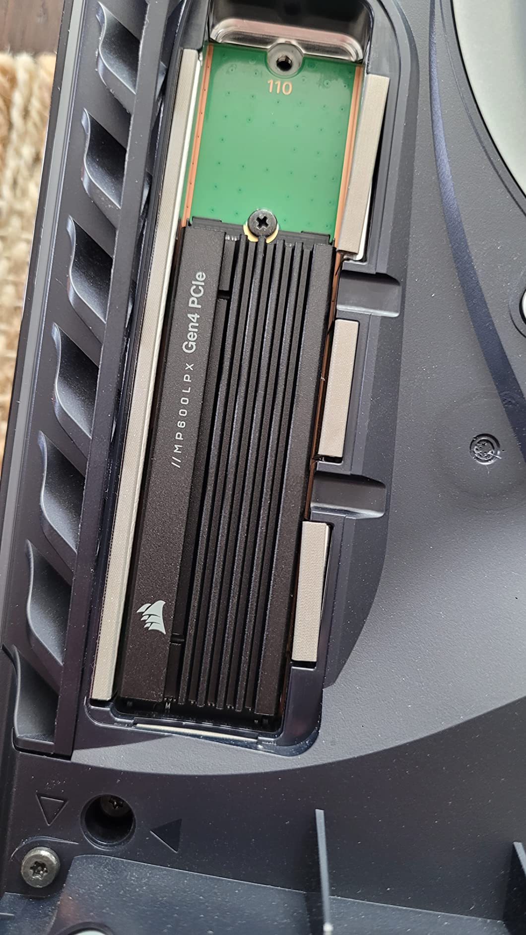 MP600 PRO LPX 2TB M.2 NVMe PCIe x4 Gen4 SSD - Optimized for PS5 (Up to 7,100MB/sec Sequential Read & 5,800MB/sec Sequential Write Speeds, High-Speed Interface, Compact Form Factor) Black customer photo 1