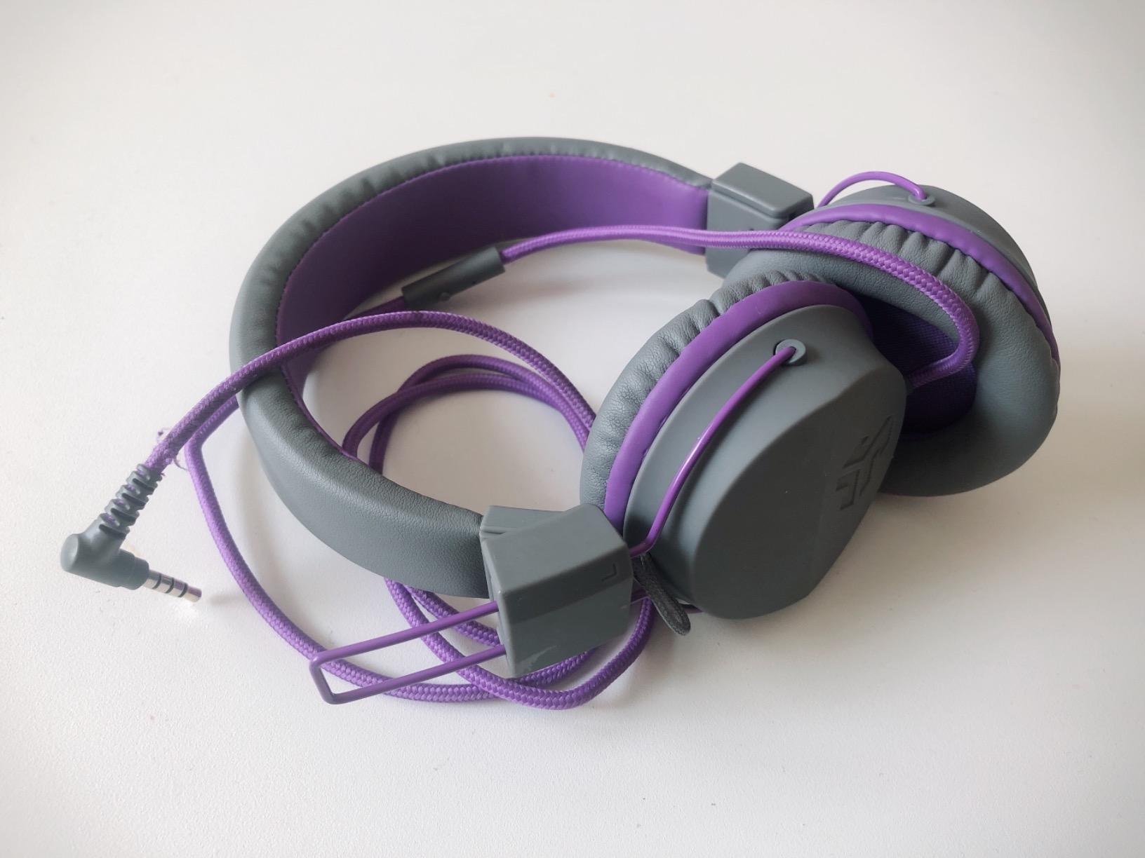 JLab JBuddies Studio Wired Kid Headphones, On-Ear, Cotton Candy, Volume Limited, Folding, Adjustable, Noise Isolation, with Mic customer photo 2